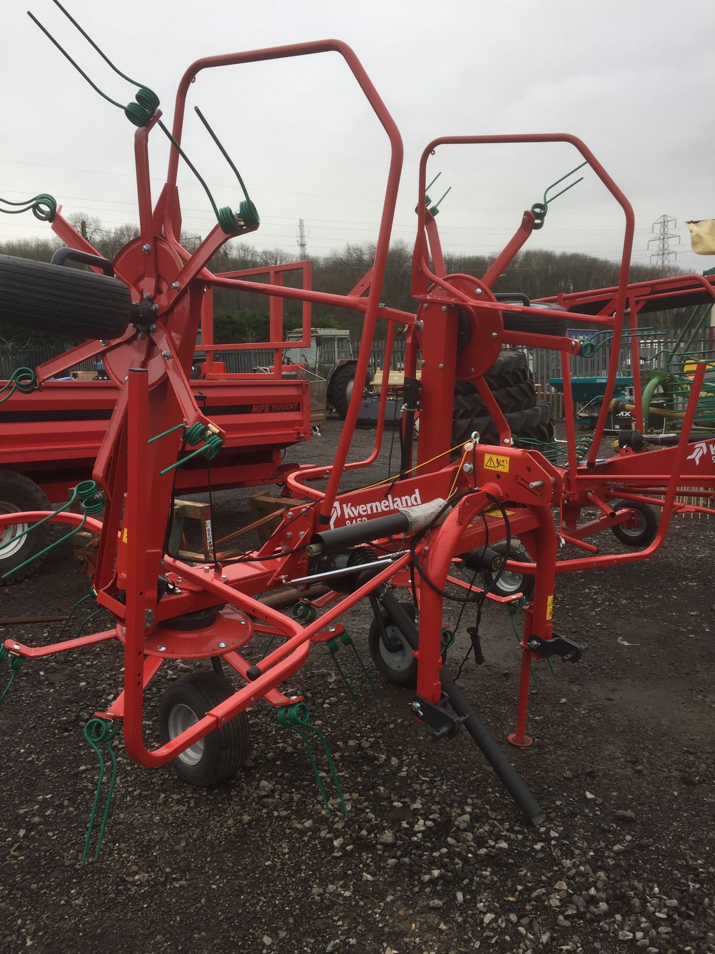 Kverneland 8452 4 rotor tedder, Serial No. VF65976155 (2018) - Image 2 of 3