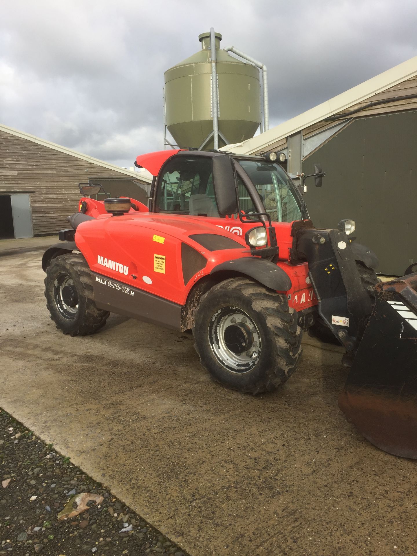 Manitou MLT 625-75H telehandler, Registration No. HF13 FHX (2013), capacity 2500kg x 6m, with