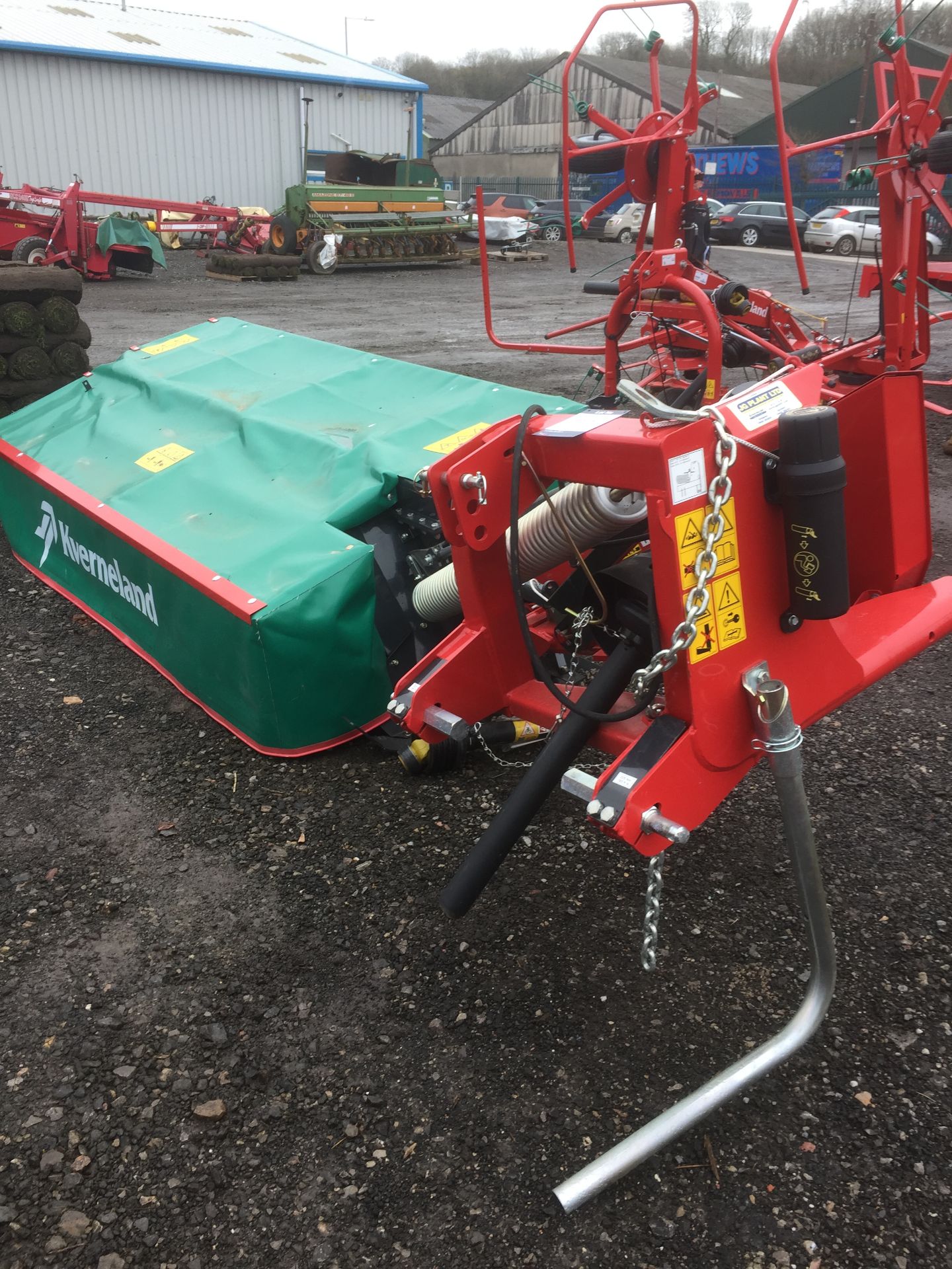 Kverneland 2628M disc mower with 3 pt linkage (unused), Serial No. KT474978 (2018)