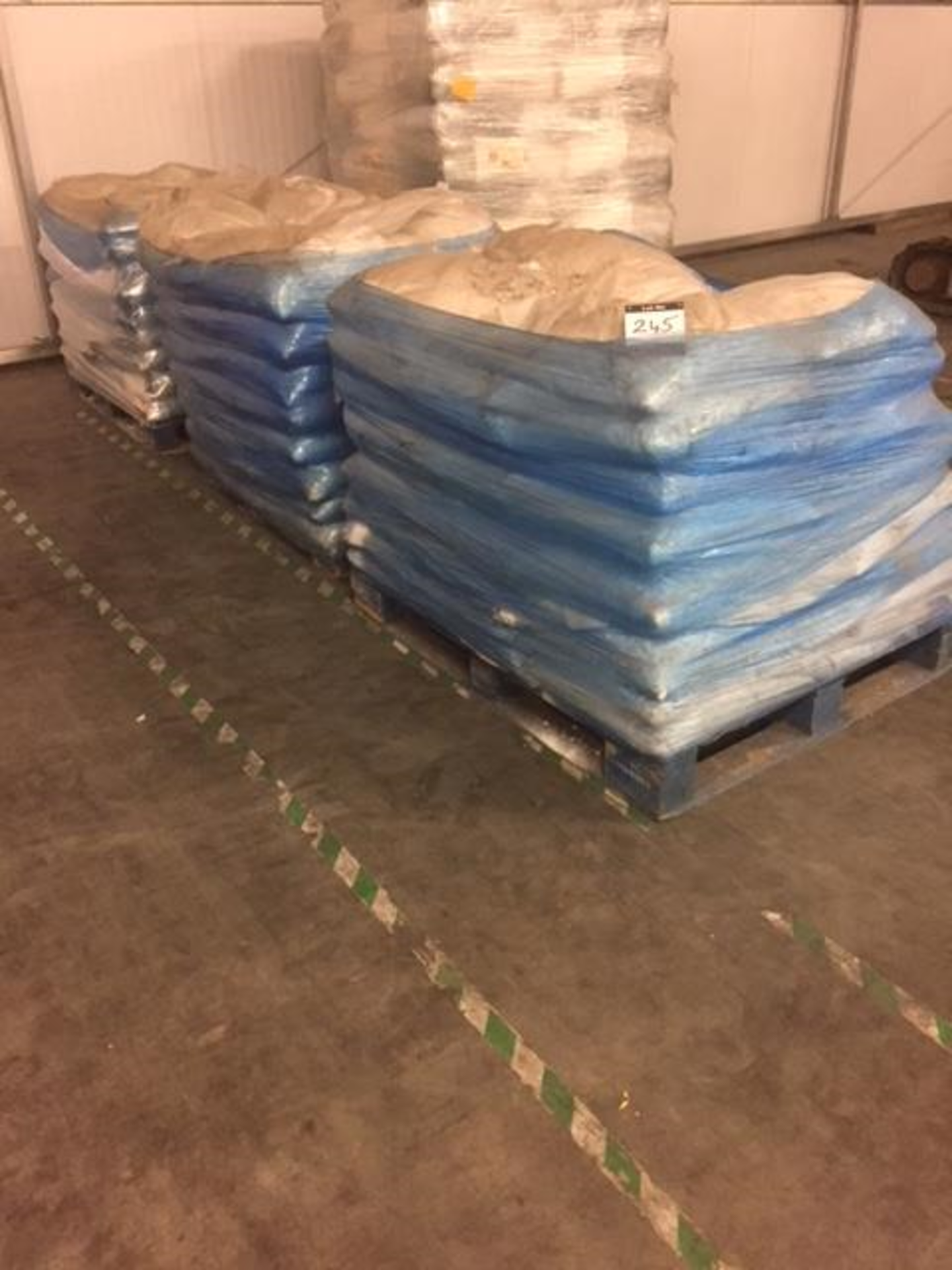 (3) Pallets poultry feed