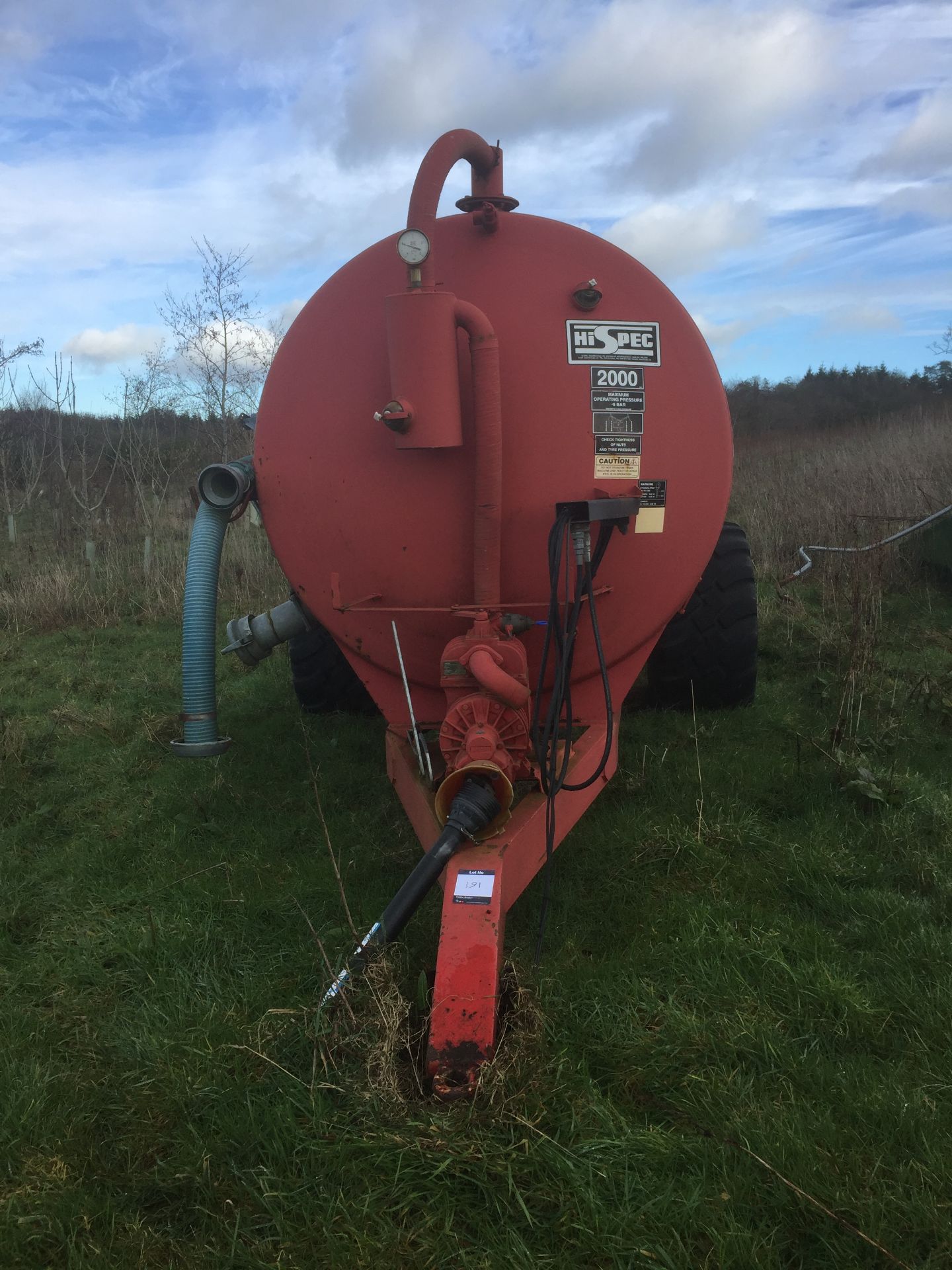 Hi Spec 2000 single axle tanker, Model VT, Serial No. 7094 (2009)