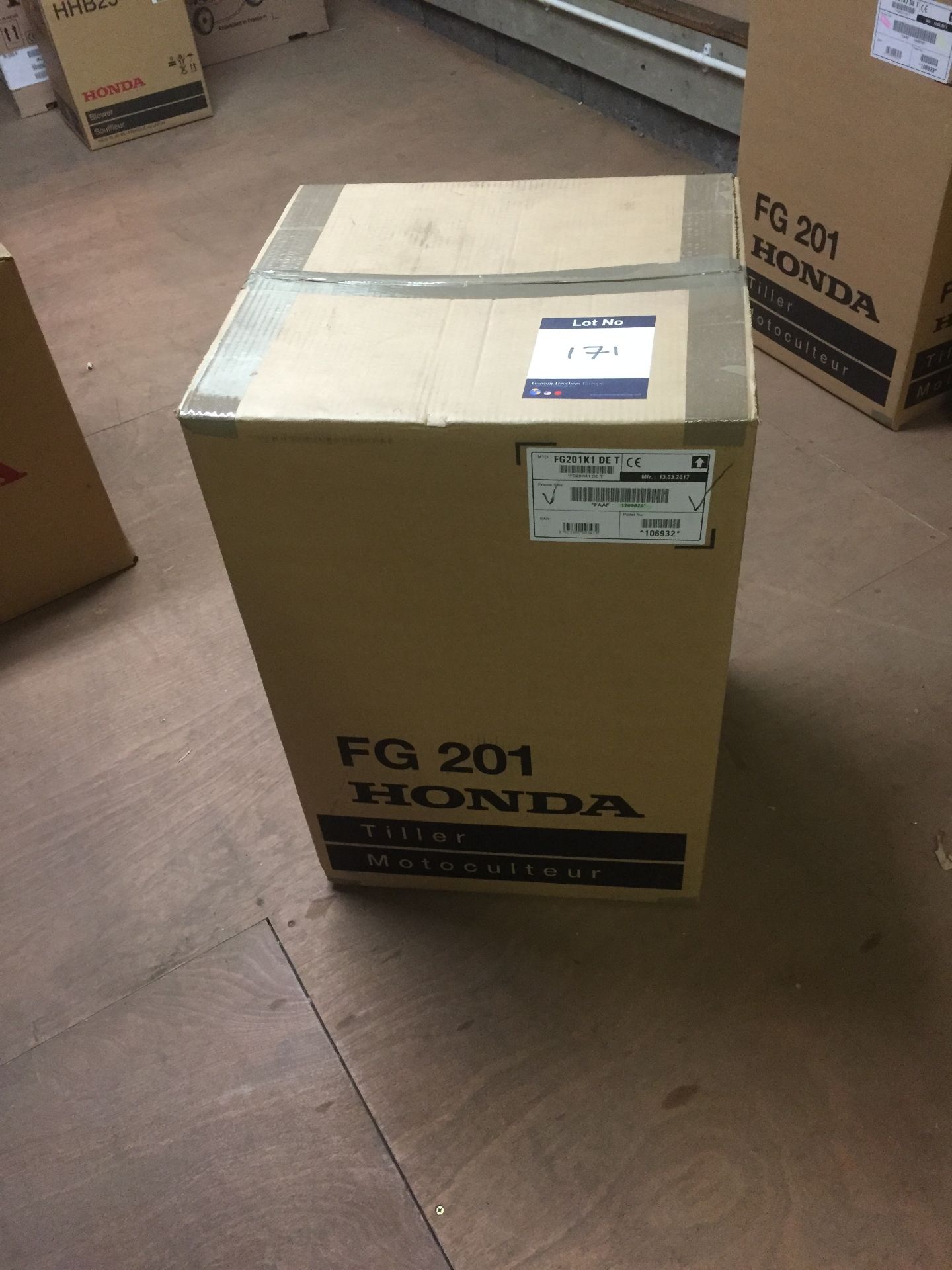 Honda FG110K2DET petrol tiller (boxed)