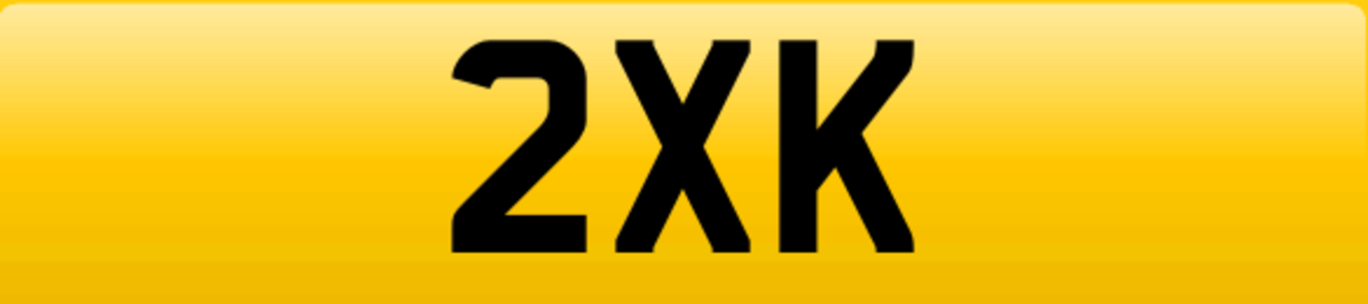 Cherished Registration - 2 XK (awaiting retention certificate from DVLA)