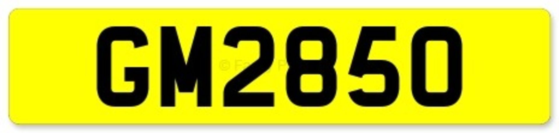 Cherished Registration - GM 2850 (on V778 Retention Certificate expiring 31st August 2025)