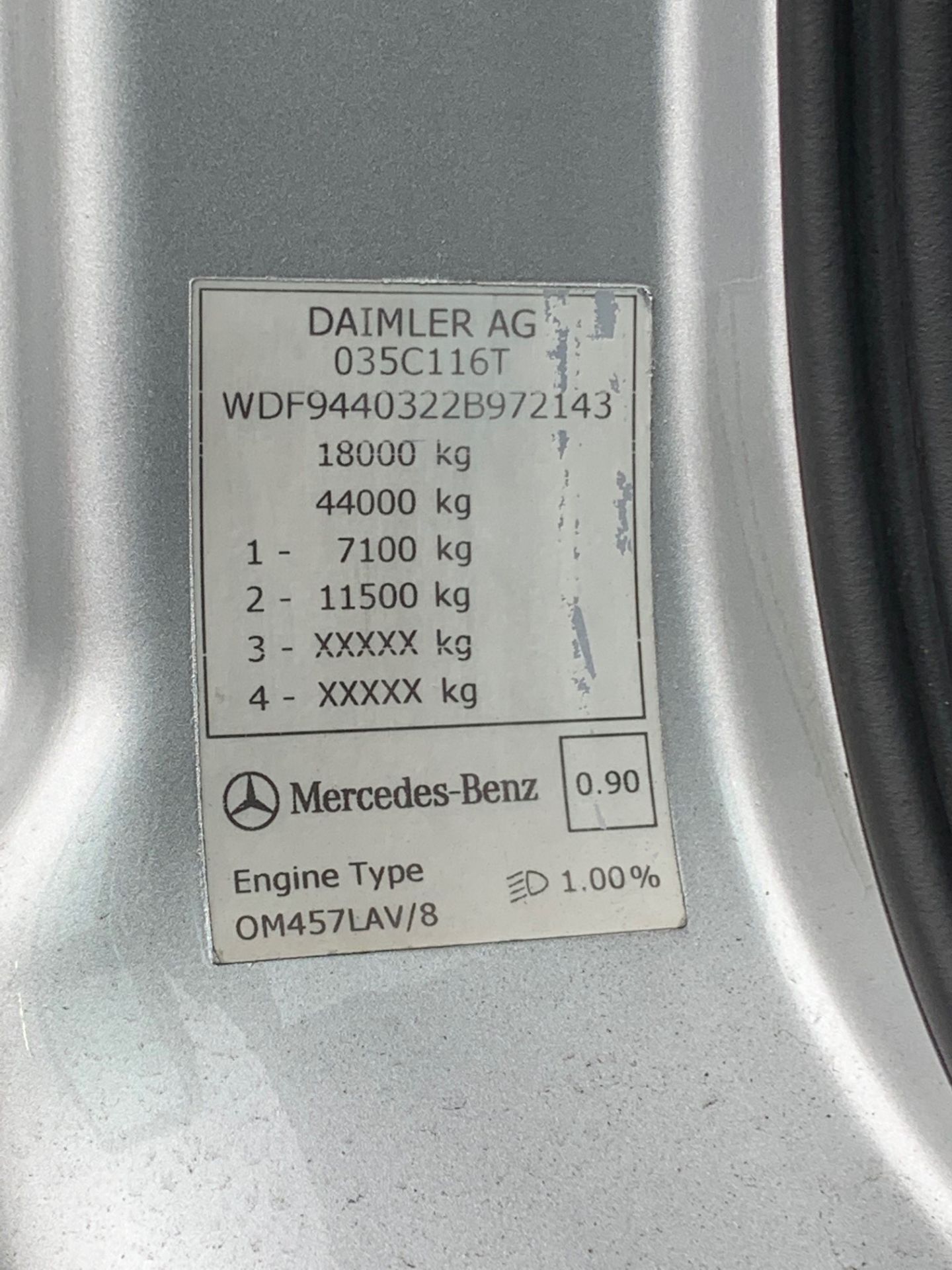 Mercedes Axor 1843 LS 6x2 Double Sleeper Cab Chassis fitted Conestoga Type CDS two car Race - Image 37 of 38