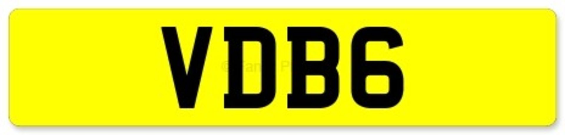 Cherished Registration - VDB 6 (on V778 Retention Certificate expiring 26th August 2025)