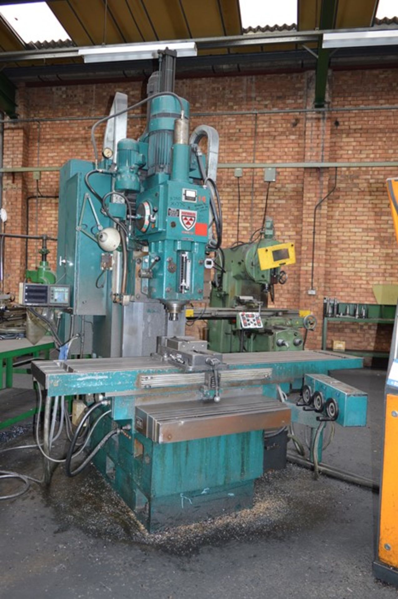 Rambaudi, Miniram 10/E three axis vertical spindle bed type milling machine, Serial No: 912 (circa - Image 2 of 9