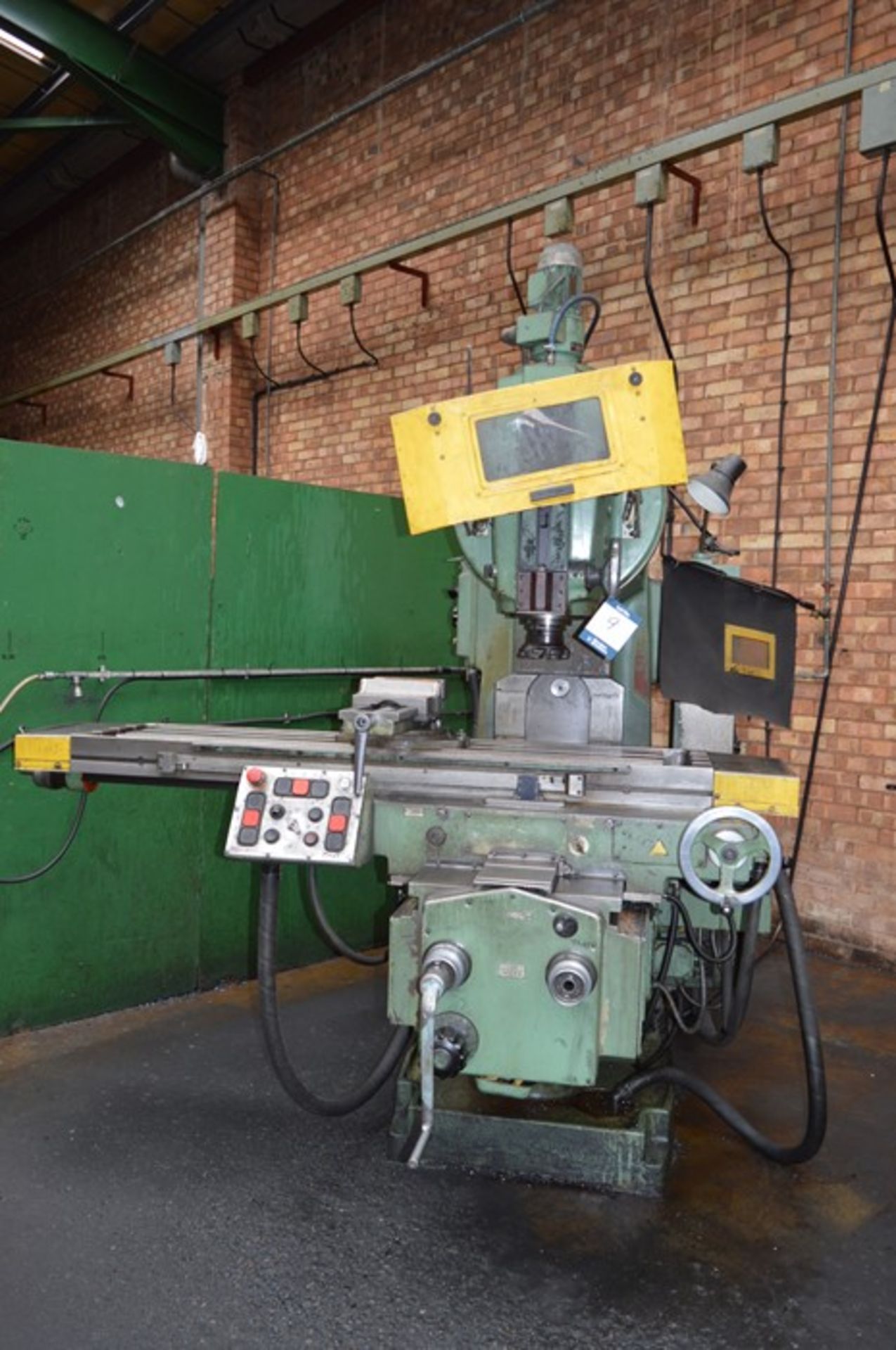 Stanko, 6T13 vertical knee type milling machine, Serial No. 22, heavy duty swivel base milling