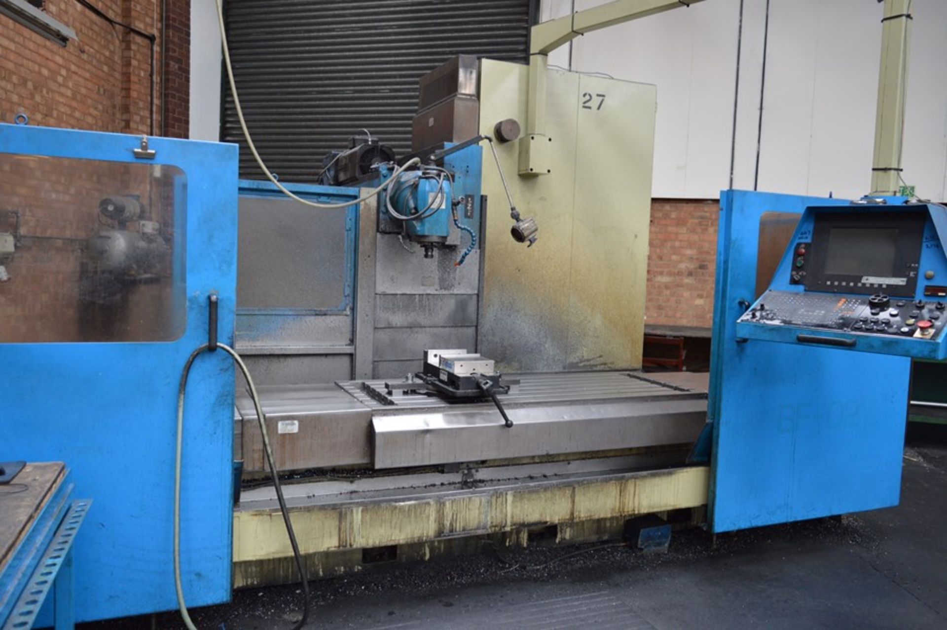 CME, BF-02 CNC bed type milling machine, Serial No. 02-132 (1996) with Heidehain CNC controls,