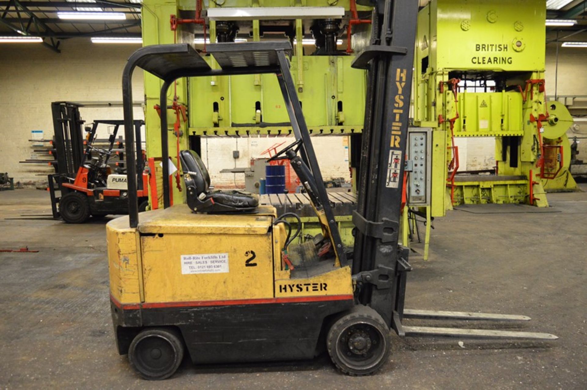 Hyster, E3.00XL electric counterbalance forklift truck, Serial No. C108A01691G, Capacity: 3,000kg, - Image 2 of 7