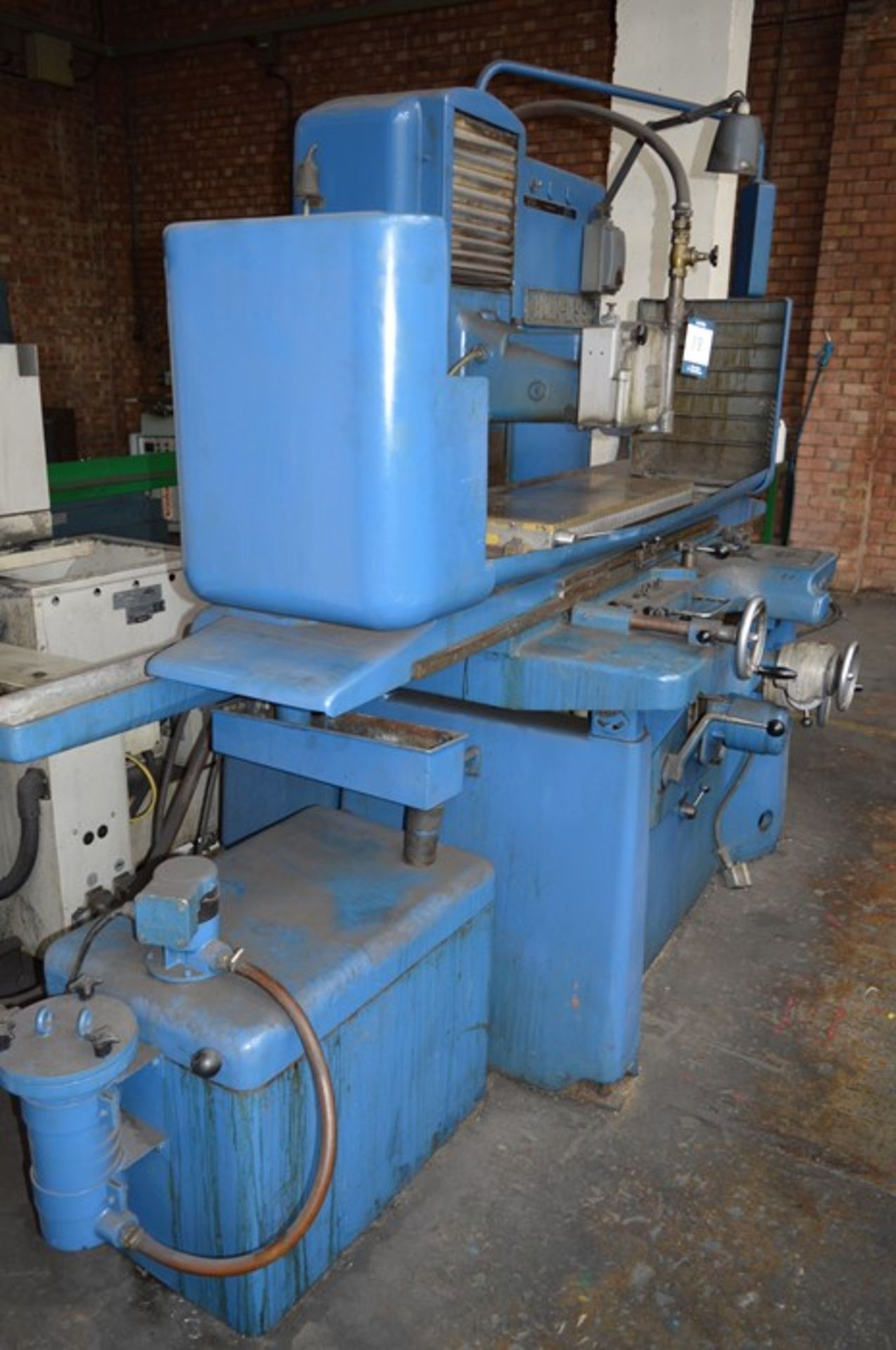 Blohm, HFS-9 hydraulic surface grinder, Serial No. 3031 (1964) with magnetic chuck 36" x 12", - Image 3 of 7