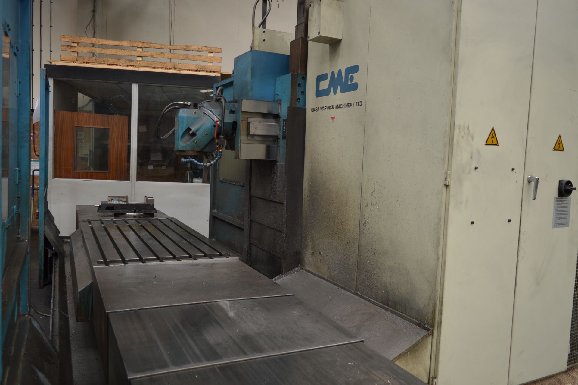 CME, BF-02 CNC bed type milling machine, Serial No. 02/133 (1996) with Heidehain CNC controls, - Image 9 of 10