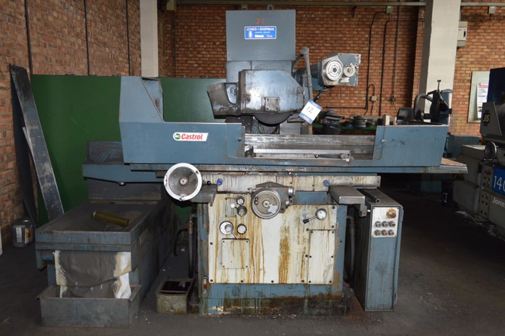 Jones & Shipman, 1415 hydraulic toolroom surface grinder, Serial No. BO12050 with magnetic chuck