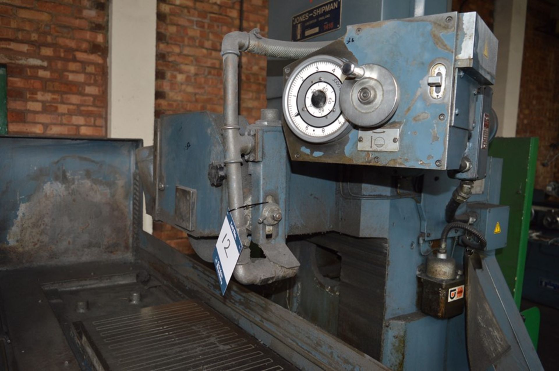 Jones & Shipman, 1415 hydraulic toolroom surface grinder, Serial No. BO12050 with magnetic chuck - Image 6 of 7