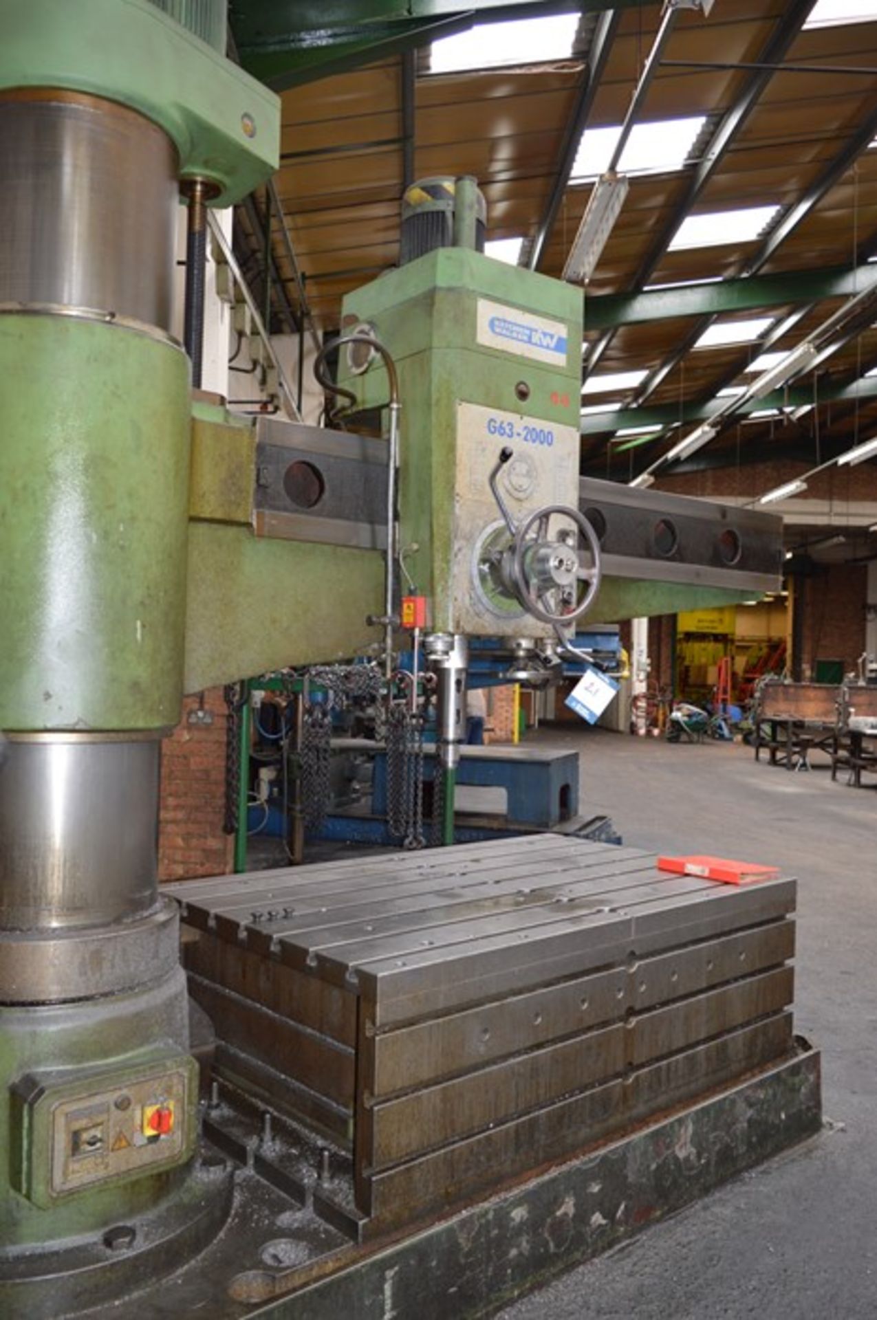 Kitchen & Walker, G63-2000 radial arm drill, Serial No. 508012 (1999) bed size: 1.78m x 1.10m ( - Image 3 of 7