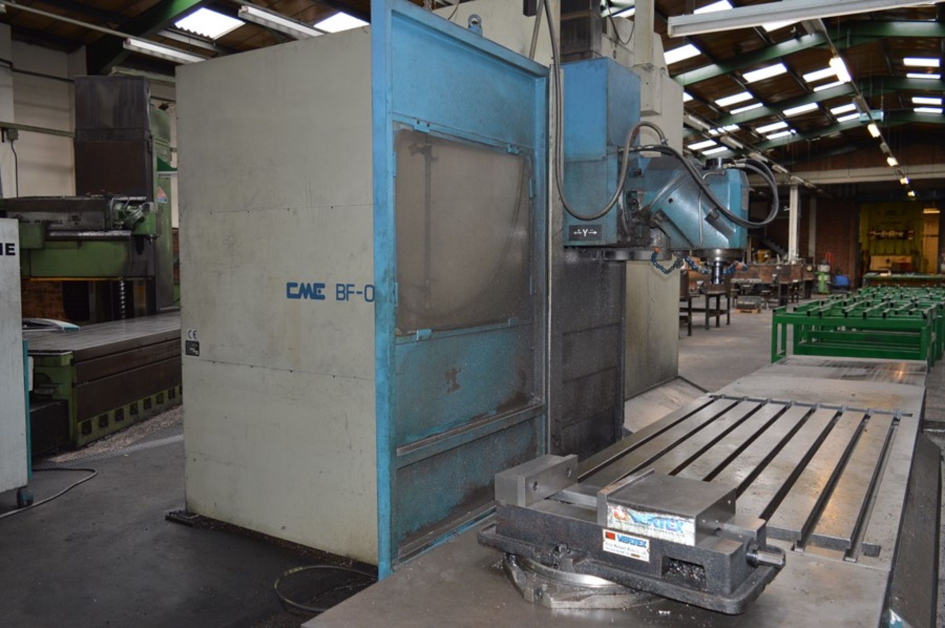 CME, BF-02 CNC bed type milling machine, Serial No. 02/133 (1996) with Heidehain CNC controls, - Image 2 of 10