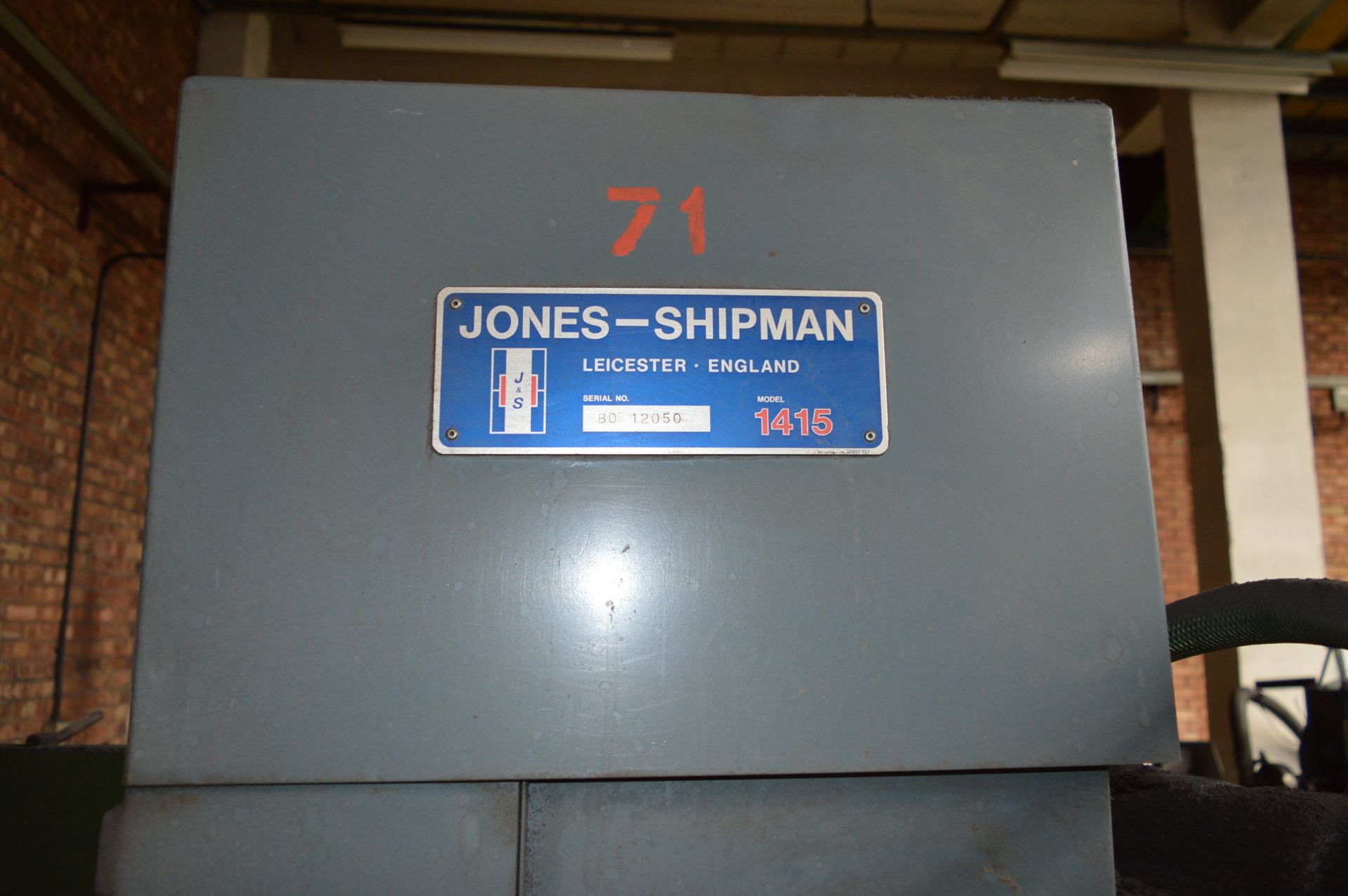 Jones & Shipman, 1415 hydraulic toolroom surface grinder, Serial No. BO12050 with magnetic chuck - Image 7 of 7