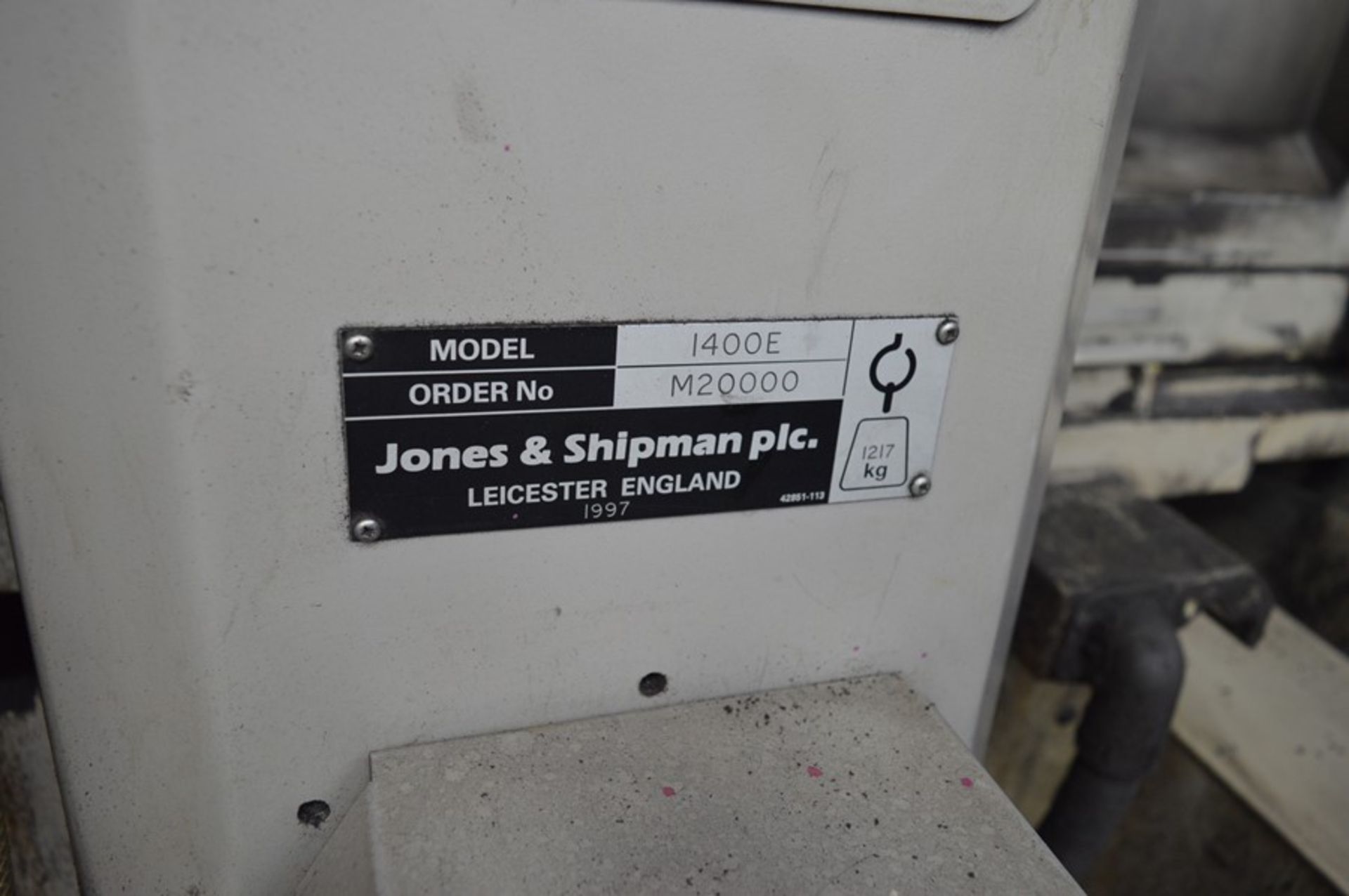 Jones & Shipman, 1400E hydraulic microprocessor controlled surface grinder, Serial No. 2364-1237 ( - Image 6 of 6