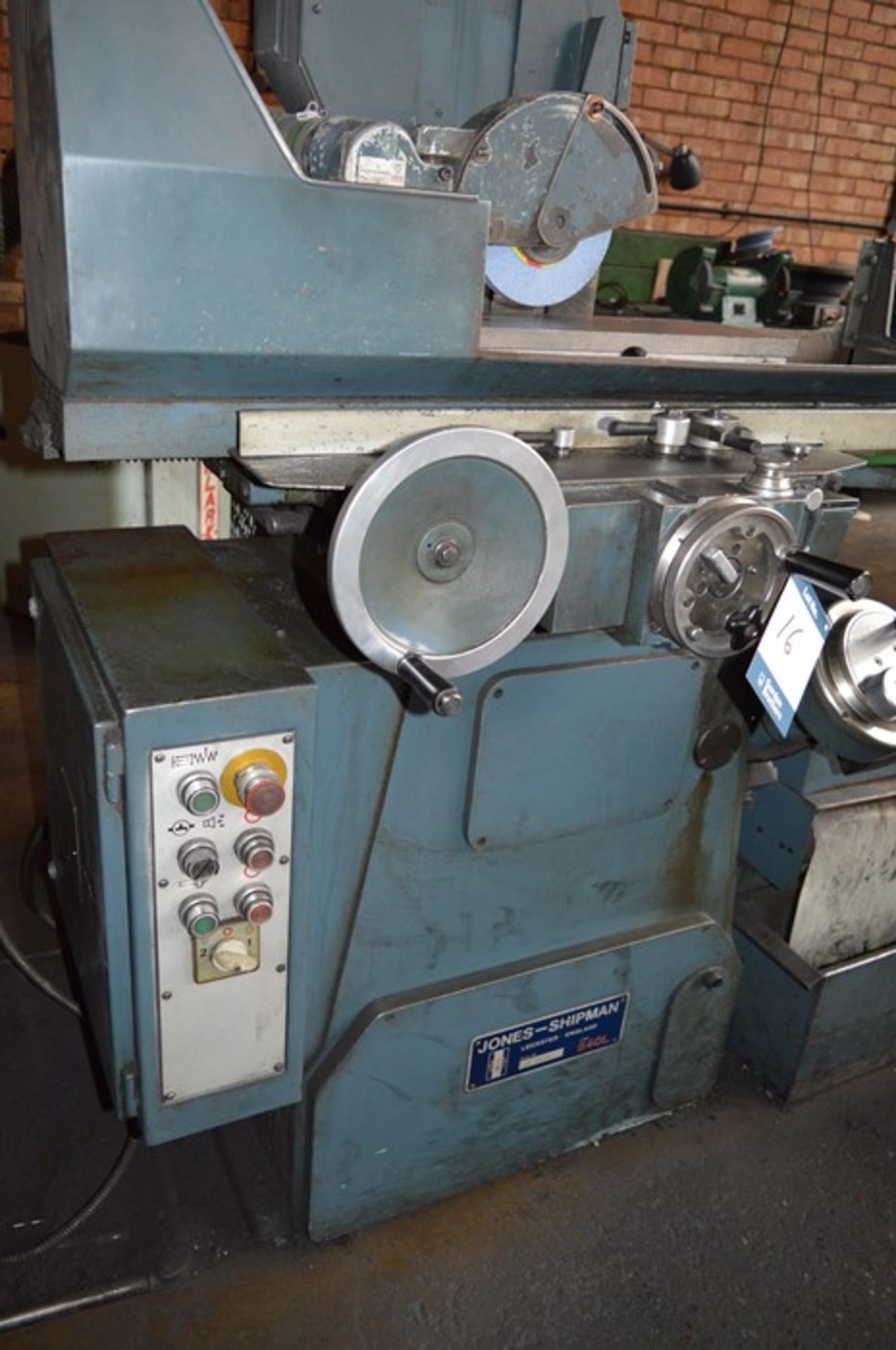 Jones & Shipman, 540L hydraulic surface grinder, Serial No. BO98563 (!975) with Eclipse magnetic - Image 3 of 5