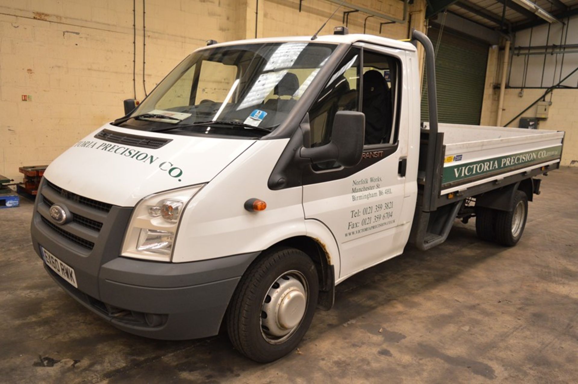 Ford, Transit 350 LWB TDCi 140PS diesel chassis cab, Registration: EX60 RWK, Odometer: 95,169 - Image 2 of 6