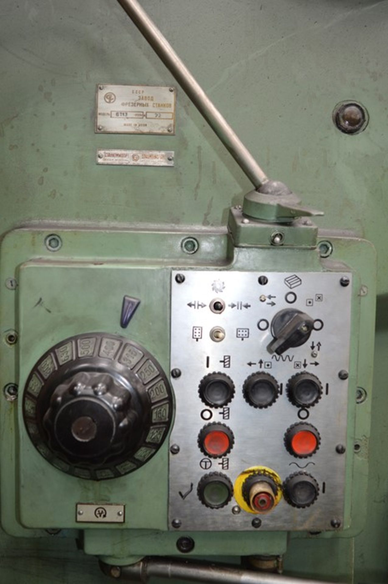 Stanko, 6T13 vertical knee type milling machine, Serial No. 22, heavy duty swivel base milling - Image 7 of 8