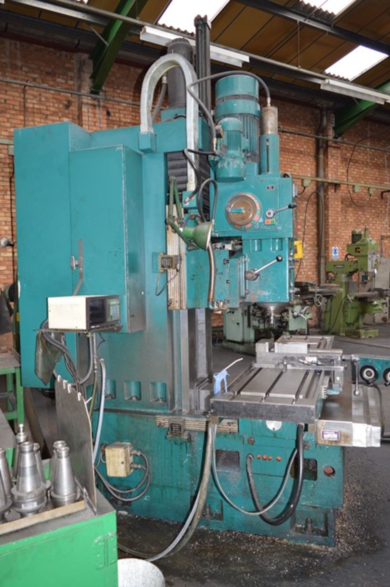 Rambaudi, Miniram 10/E three axis vertical spindle bed type milling machine, Serial No: 912 (circa - Image 4 of 9