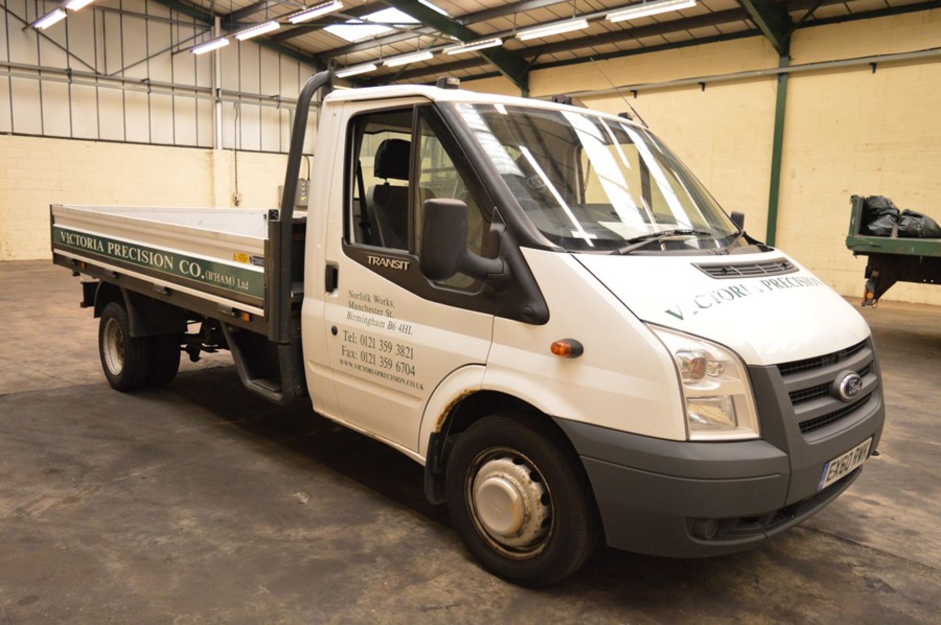 Ford, Transit 350 LWB TDCi 140PS diesel chassis cab, Registration: EX60 RWK, Odometer: 95,169