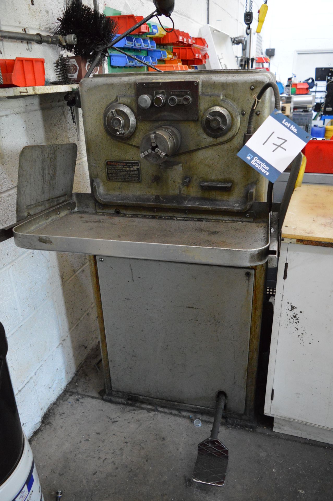 Delapena, HHM/1A, treadle operated honing machine, Serial No. 815