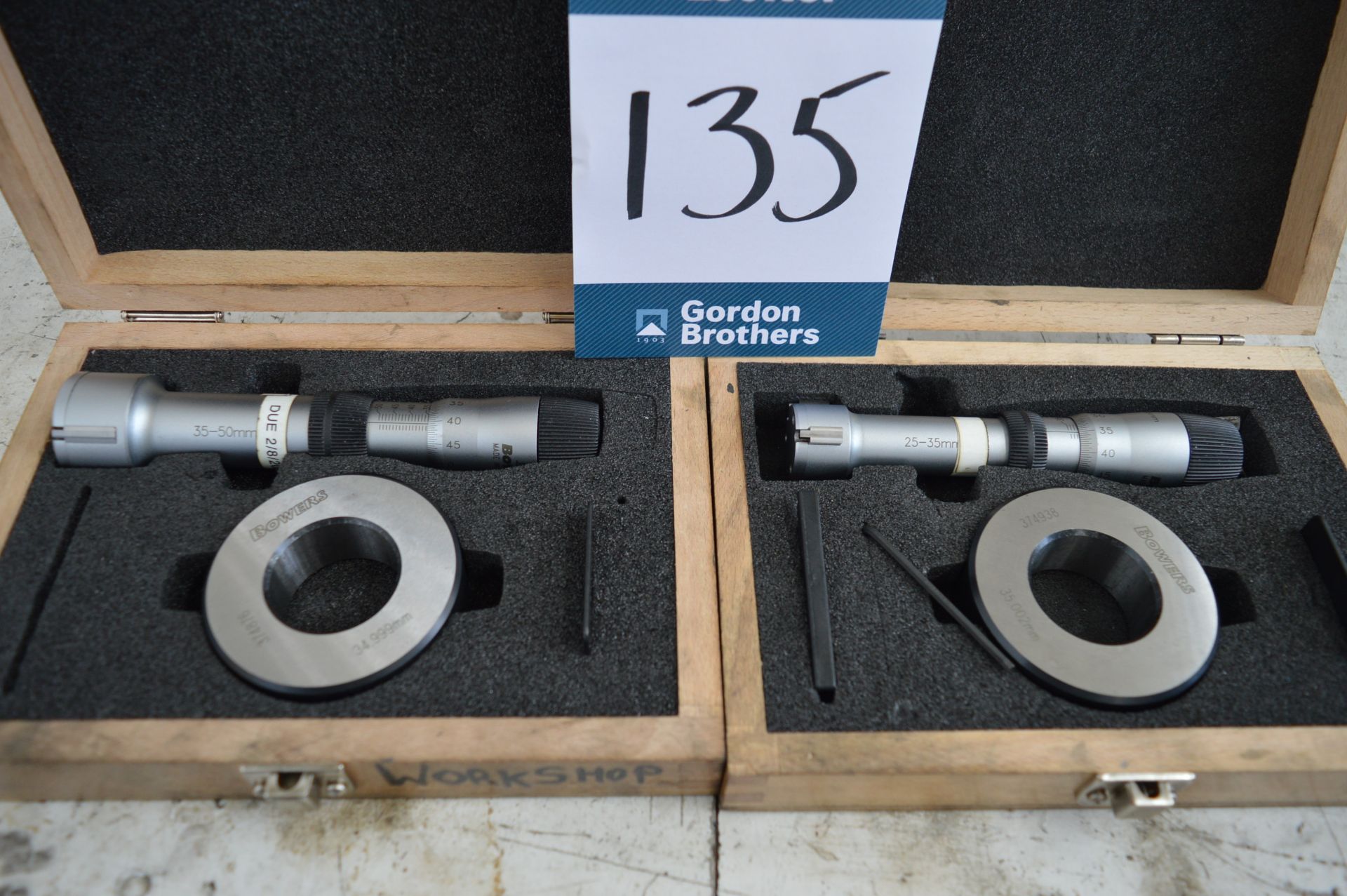 2 x Bowers, internal bore gauges, 25-35mm 35-50mm