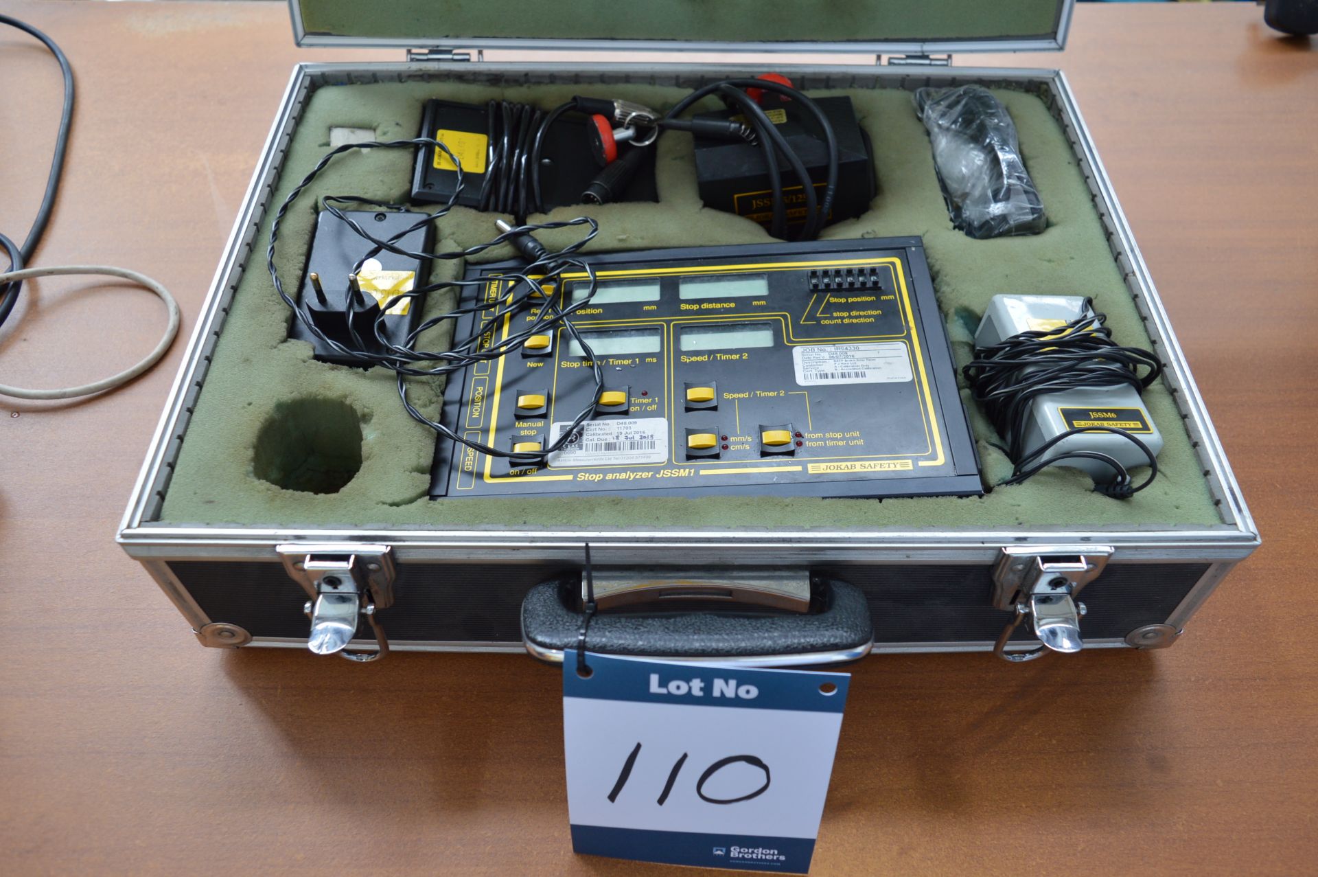 Jokab Safety, JSS M1, stop analyser