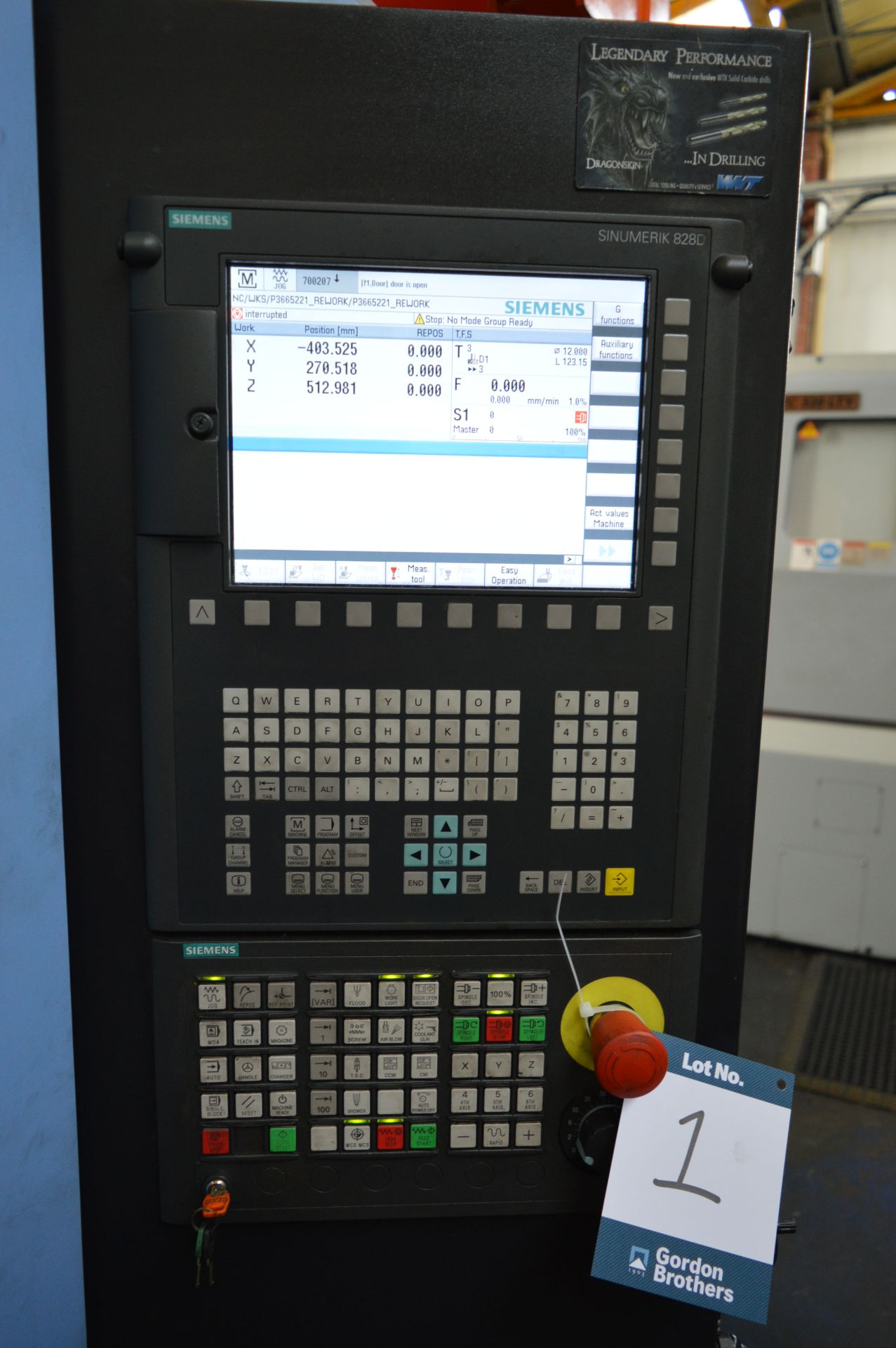 Doosan, DNM 500 II, CNC vertical machining centre, Serial No. MV0010-003030 (2015) 30-head auto tool - Image 11 of 15