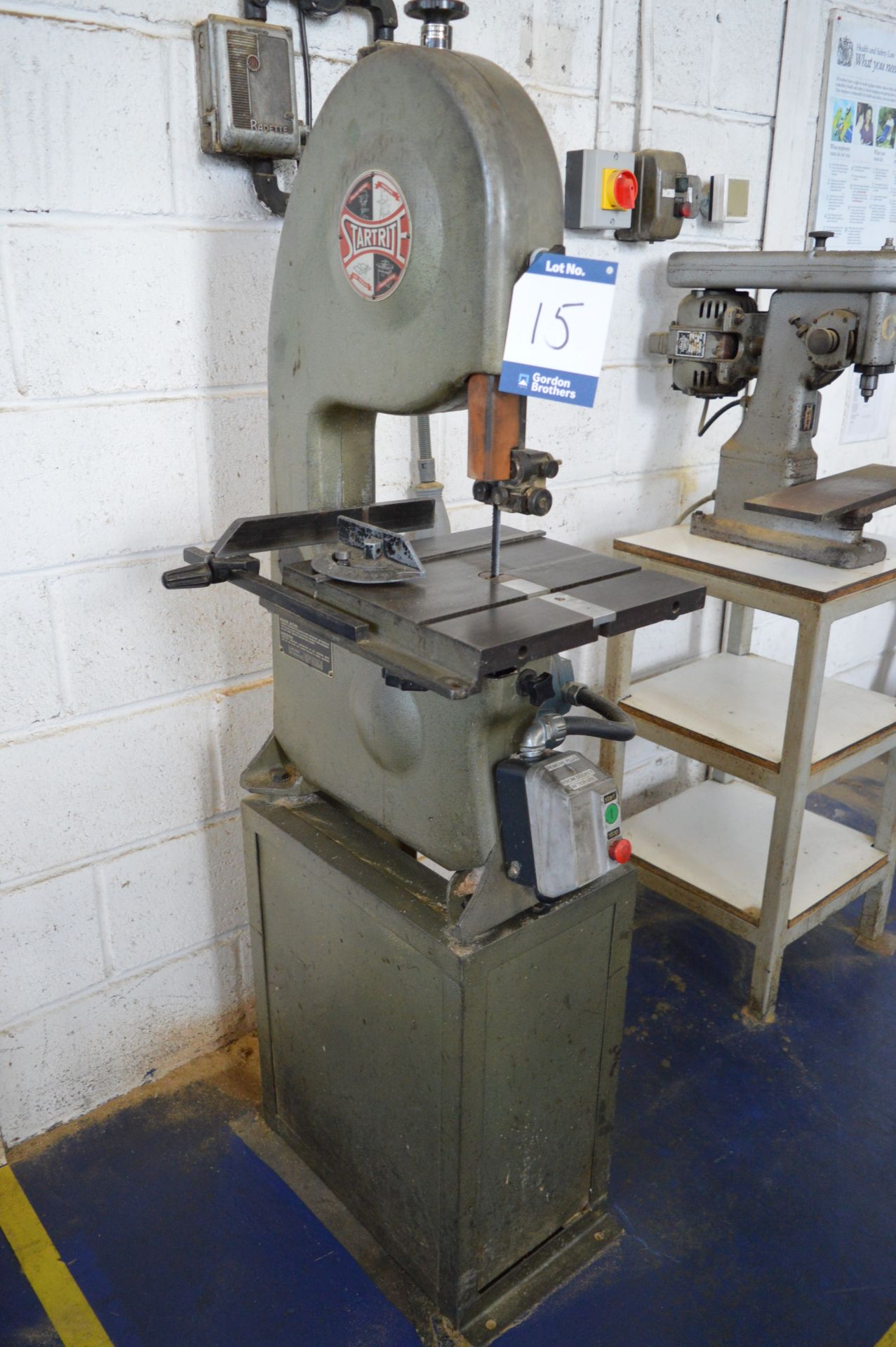 Startrite, pedestal bandsaw, Serial No. B282