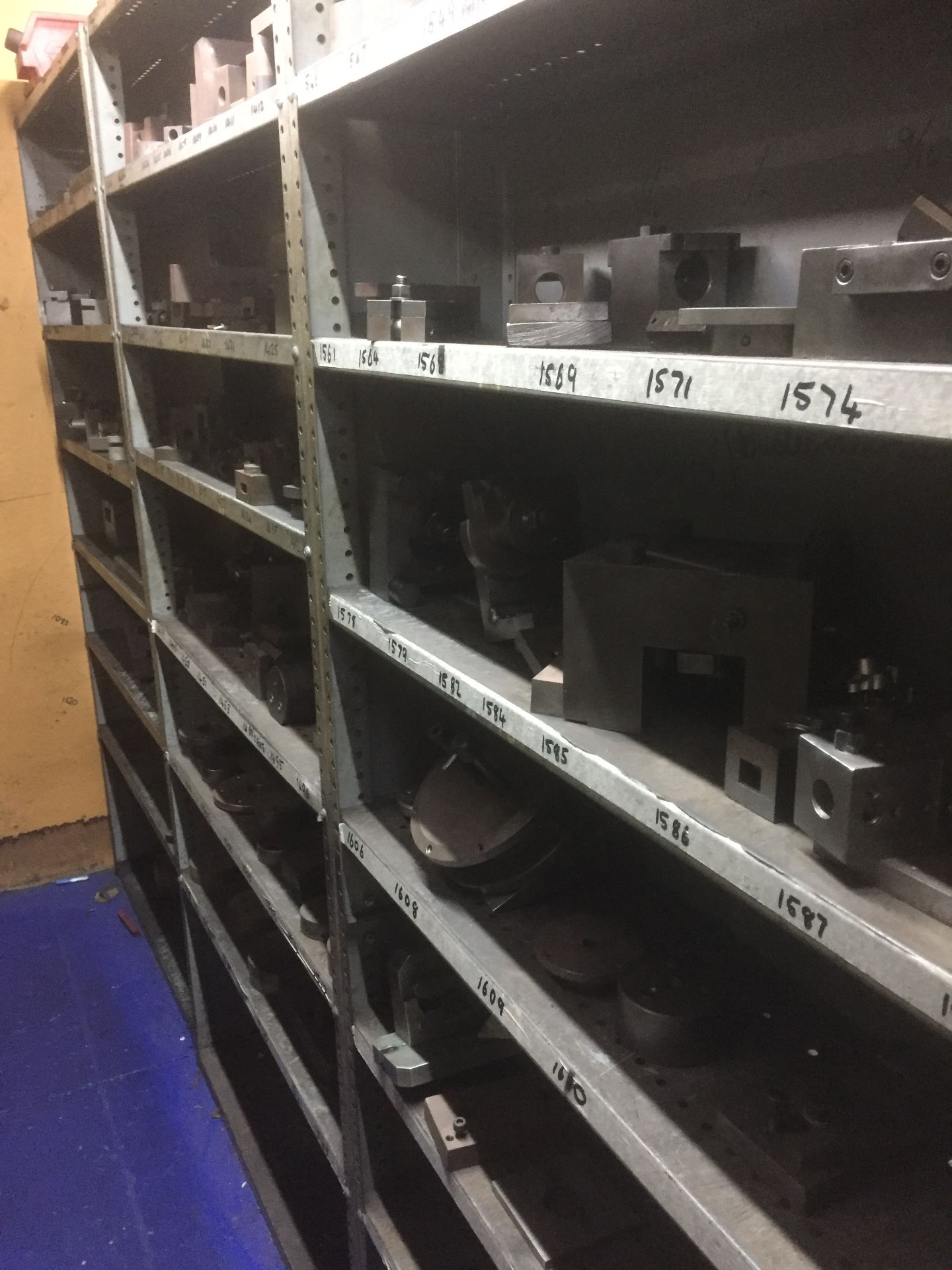 Contents of tool room including drills, reamers, collets and tool holders (includes all shelving and - Image 4 of 5