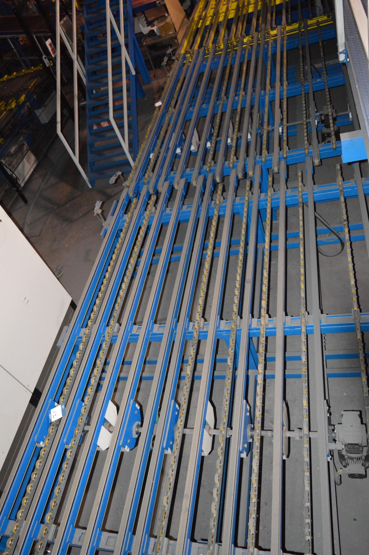 Lot Comprising: 4 x Kraft, motorised belt conveyors (2006) Each 3.7m (l) with 1 x Kraft, cross - Image 2 of 3