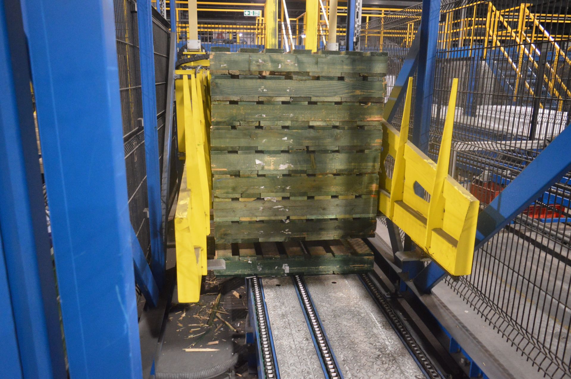 Kraft, automatic pallet stacking magazine with adjustable pallet width and extra lon arms: Kraft, 7m - Image 2 of 4