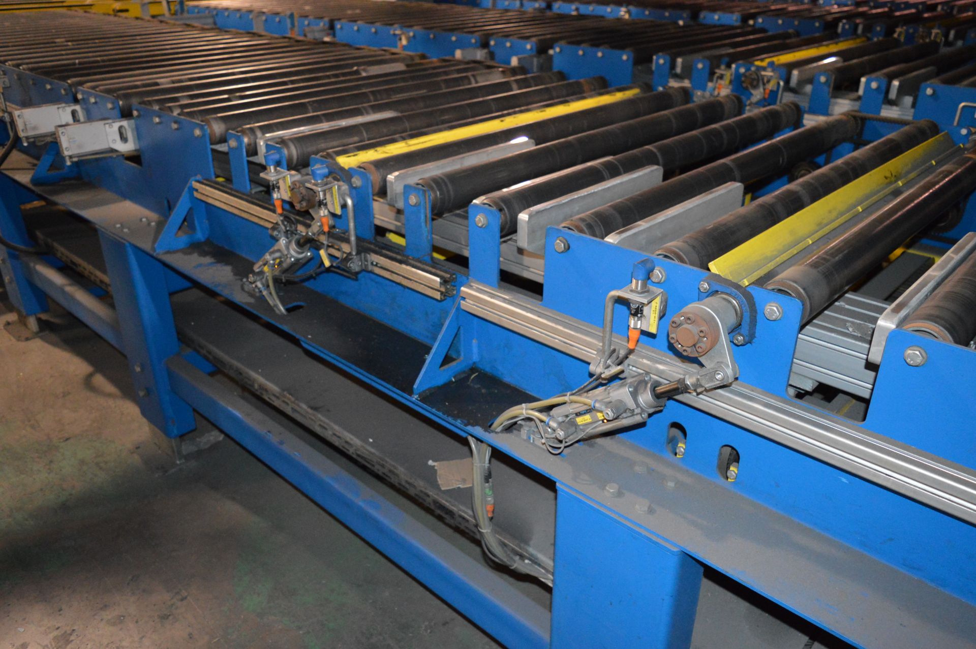2 x Kraft, motorised roller conveyors (2006) Each 3.8m (l) x 1.14m (w) (Due to the complexity of
