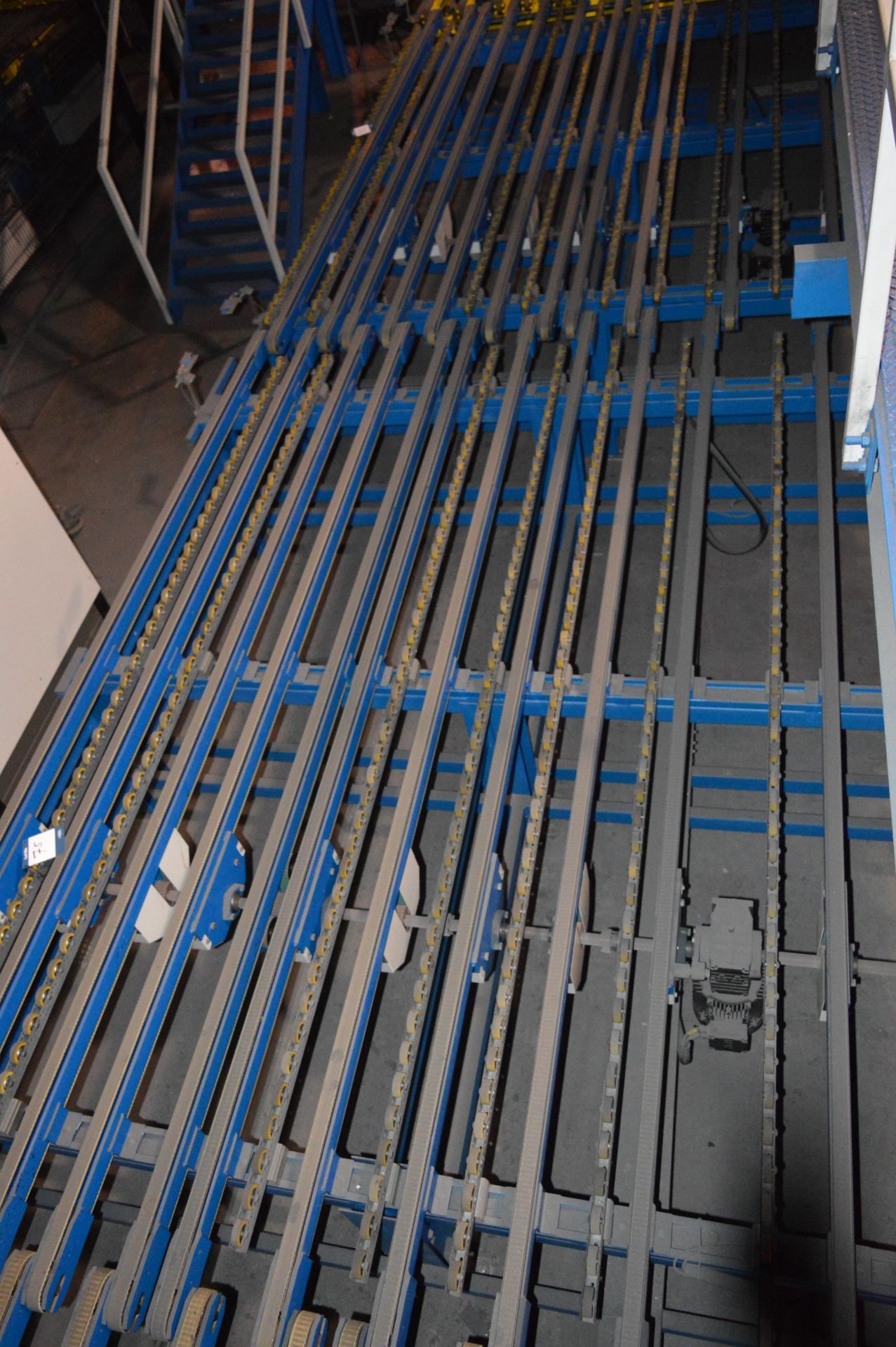 Lot Comprising: 4 x Kraft, motorised belt conveyors (2006) Each 3.7m (l) with 1 x Kraft, cross - Image 3 of 3