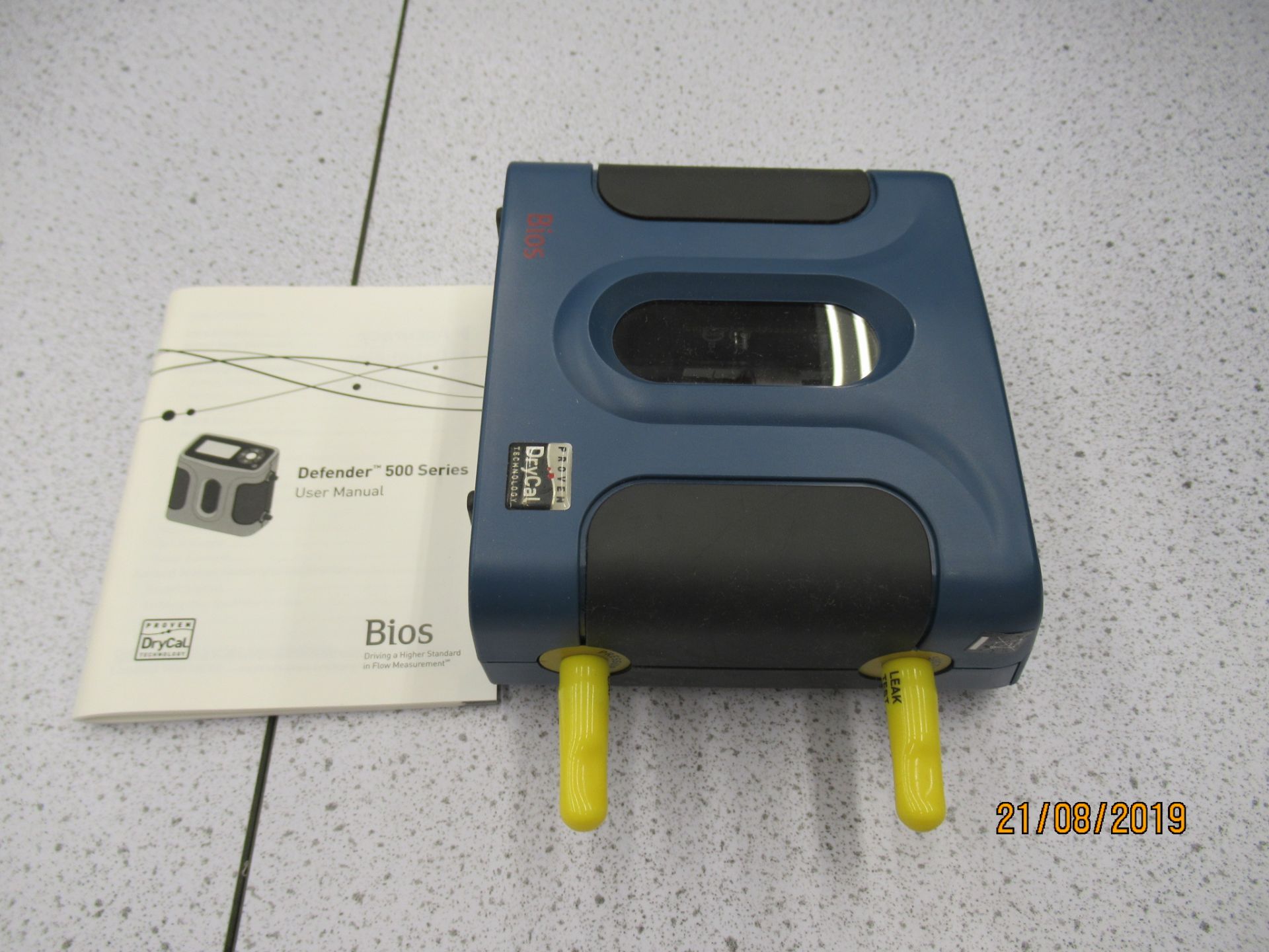 BIOS Defender, 510-M primary gas flow calibrator Size 150 x 180 x 170mm Serial No. 115476