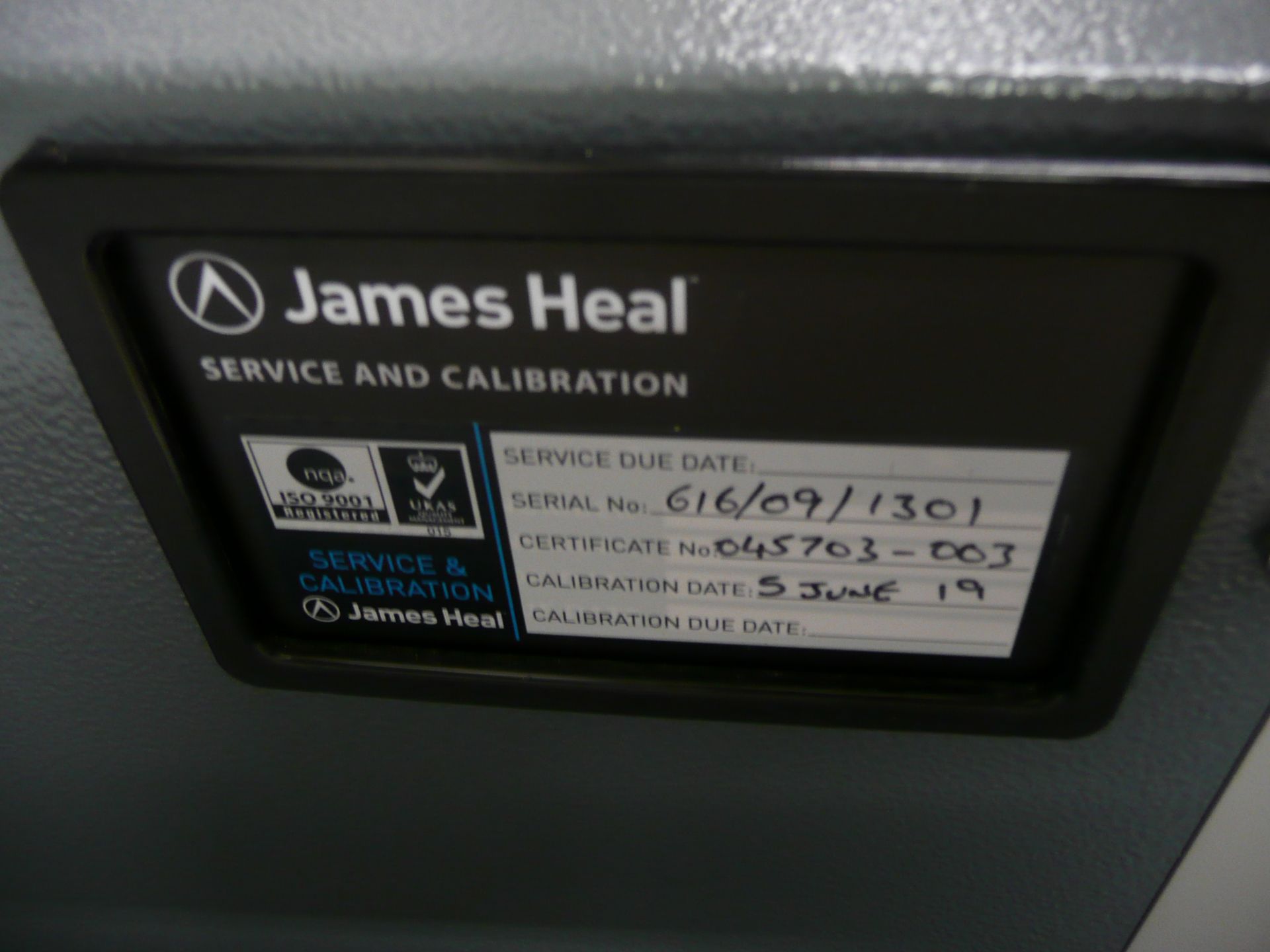 James H Heal, 616 Impulse, random tumble pilling tester Size 360 x 530 x 310mm Serial No. 616/09/ - Image 3 of 3