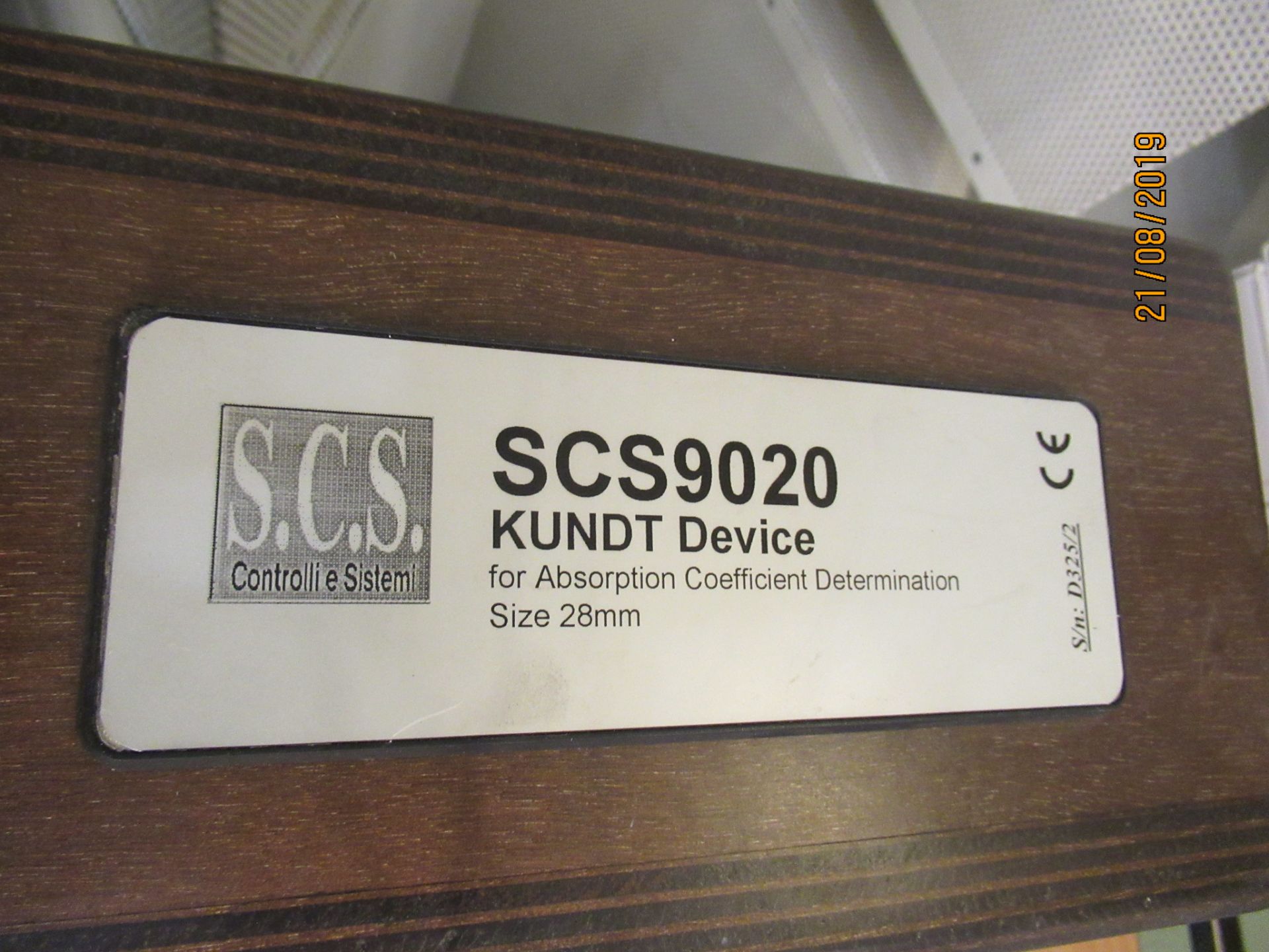 2 x SCS 9020B impedance tube extension, 28mm x 100m Amplifier; 4x Gras 40PB microphones; - Image 9 of 10