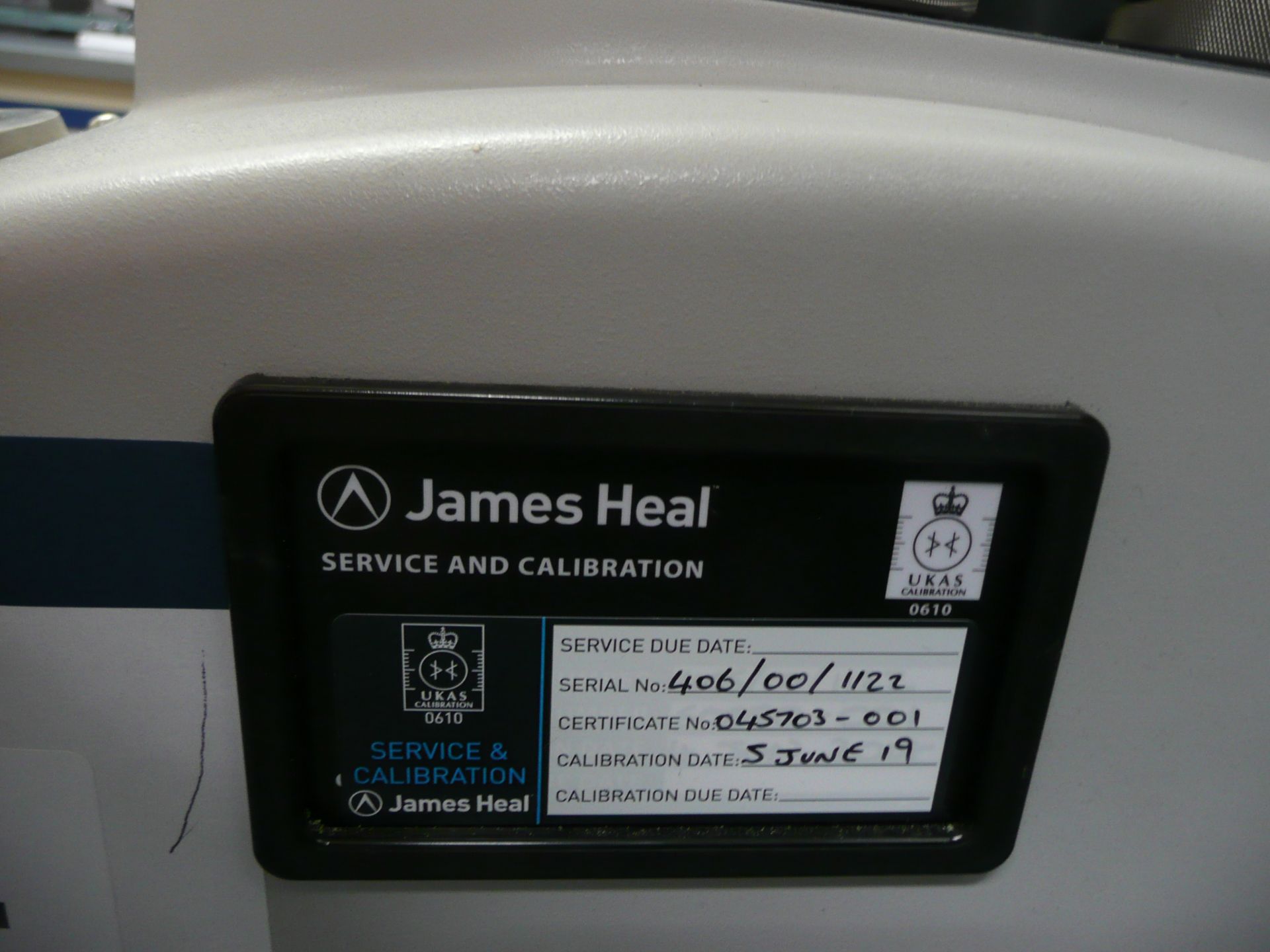 James H Heal & Co. Limited, 406 Nu-Martindale abrasion and pilling tester Size 970 x 650 x 400mm - Image 6 of 6