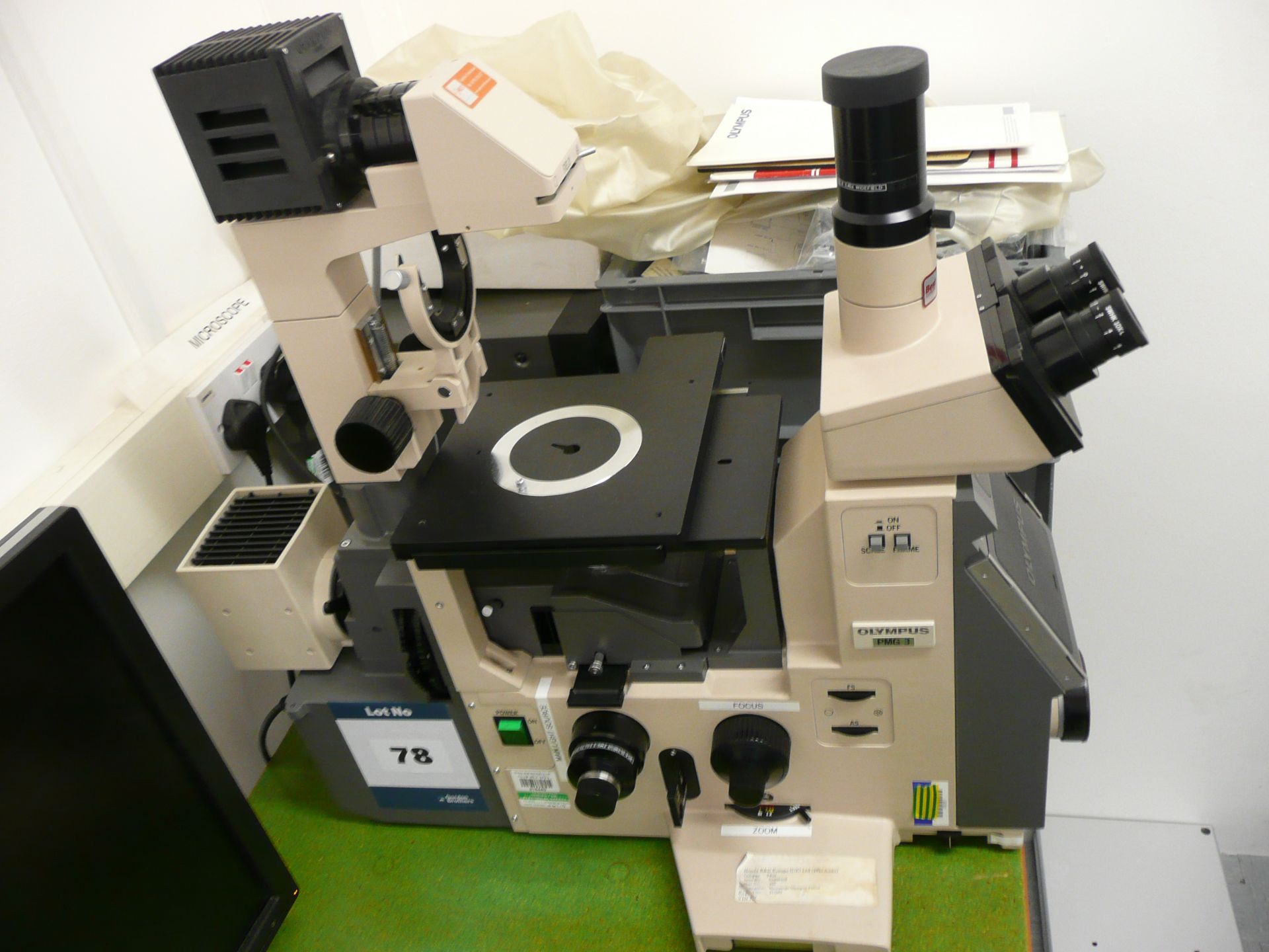 Olympus, PMG3 inverted research metallurgical microscope, 000061 Objectives MD Plan 5 0.10, MD - Image 2 of 5