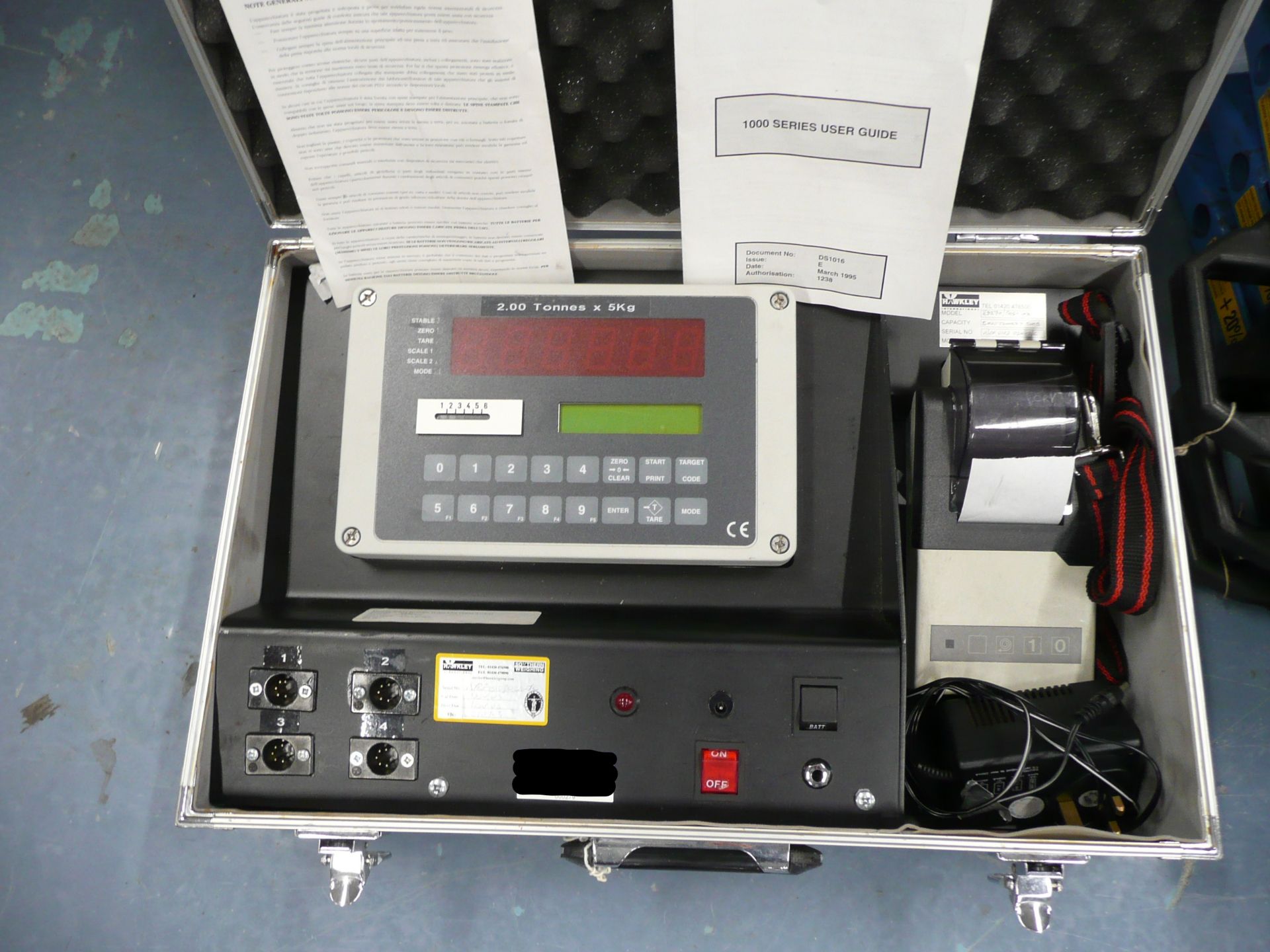 Hawkley, ES270, portable vehicle scales Capacity 2000kg (Qty 4) Portable vehicle weighing scale - Image 2 of 3