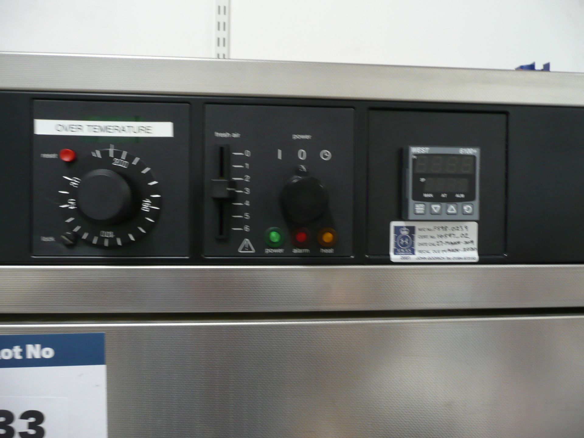 Memmert, ULM 500 electric laboratory drying oven, temperature range 30-220 degrees C, 230 volt, - Image 4 of 5