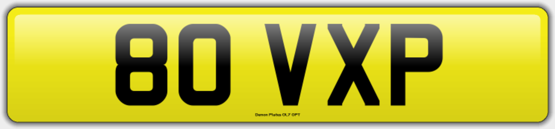 Cherished Registration - 80 VXP (on V778 Retention Certificate expiring 1st September 2025)