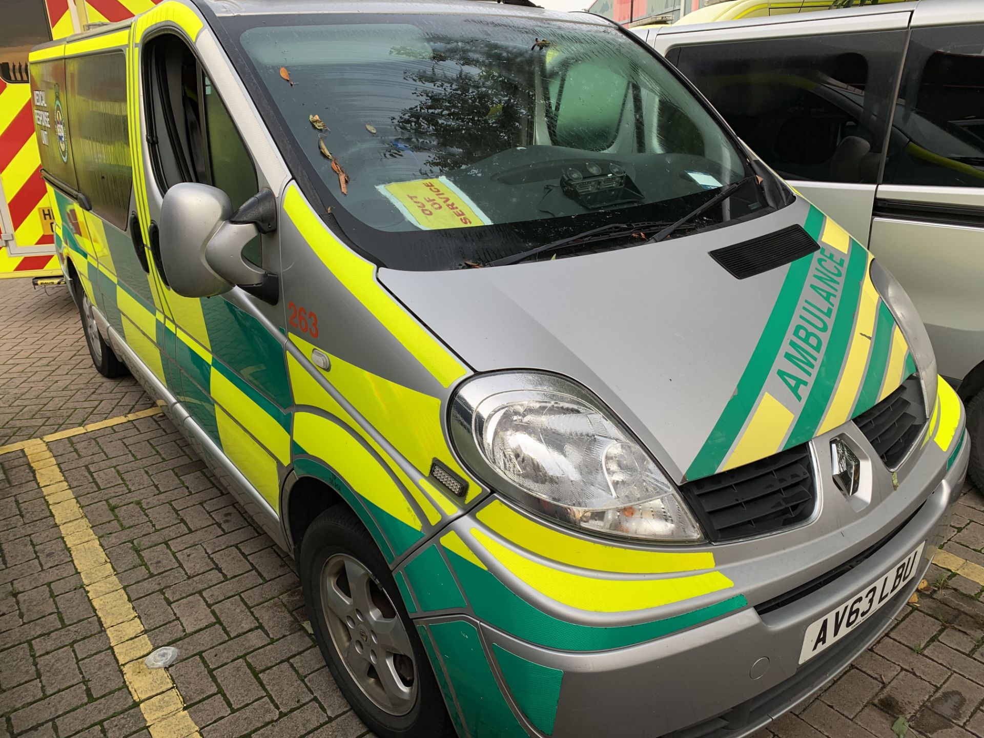 Renault Trafic LL29 DCI medical support minibus, 9 seater registration number AV63 LBU, recorded - Image 3 of 11