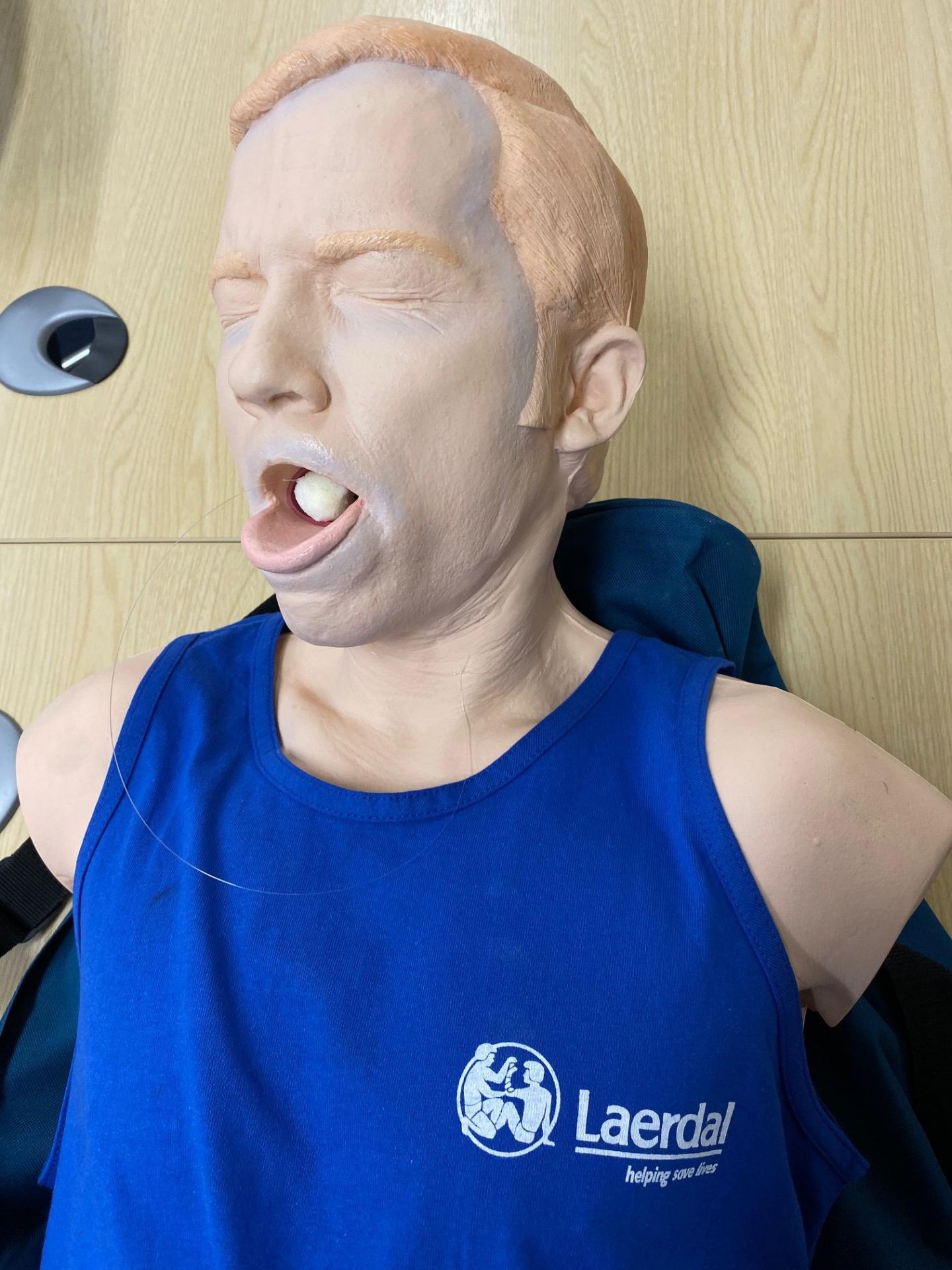 Laerdal Choking Charlie skills training mannequin including zip carry bag - Image 2 of 5