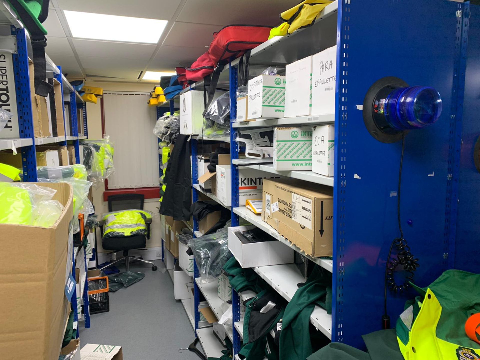 Ambulance service various PPE clothing including Hi-Viz jackets, vests and uniforms (SSG branded)