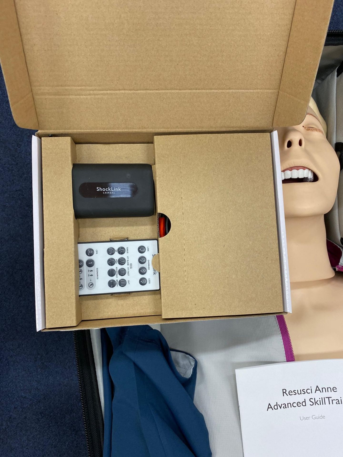 Laerdal Resusci Anne advanced skill trainer mannequin (link versions) including carry case and - Image 2 of 6