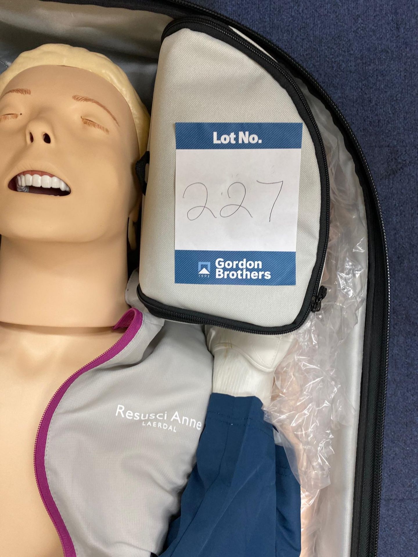 Laerdal Resusci Anne advanced skill trainer mannequin (link versions) including carry case and - Image 6 of 6